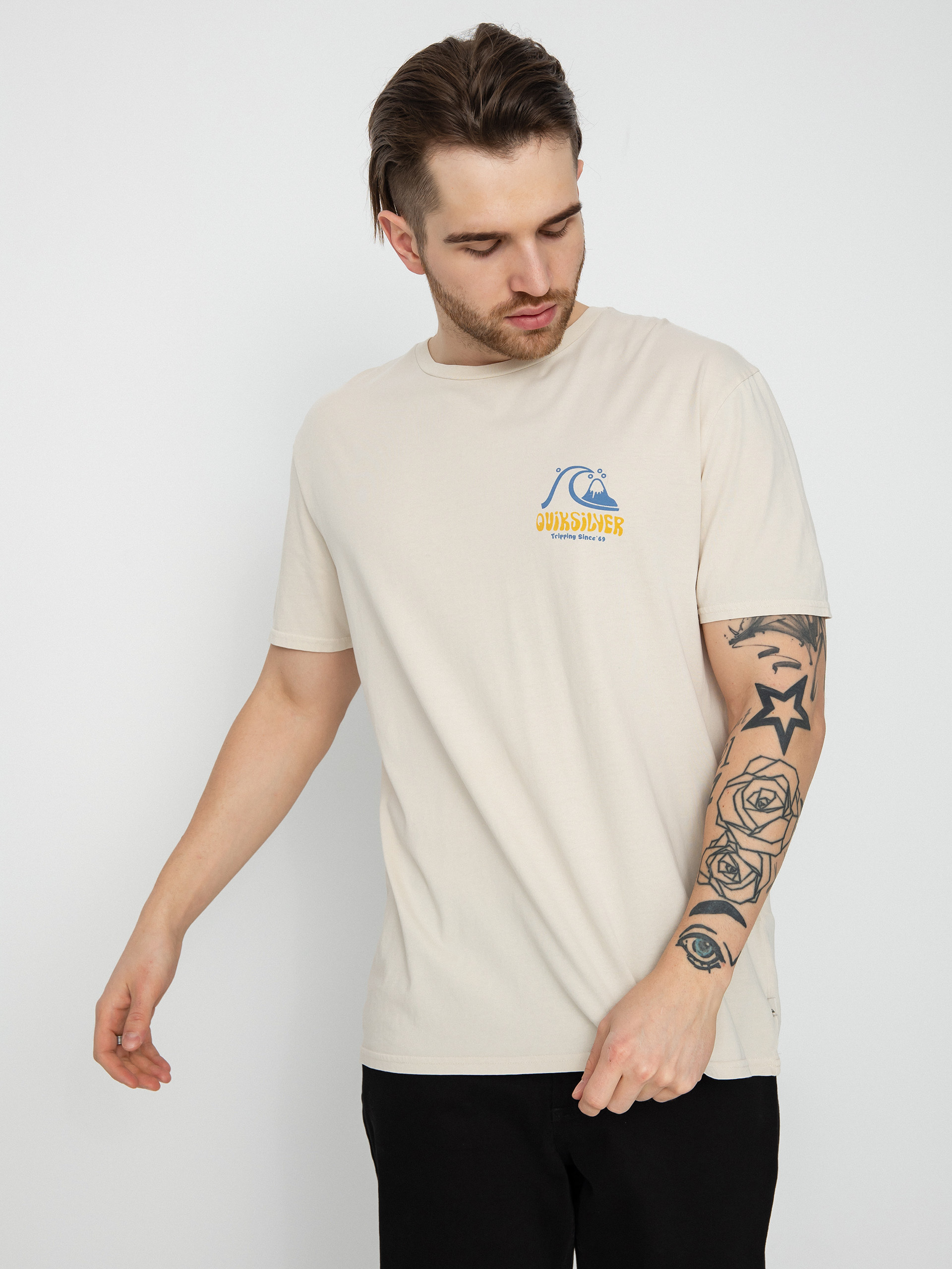 Tricou Quiksilver Arts In Palm (birch)