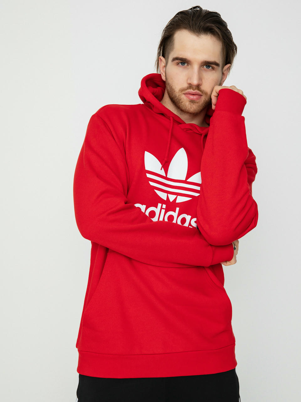 Hanorac cu glugă adidas Originals Trefoil HD (betsca)