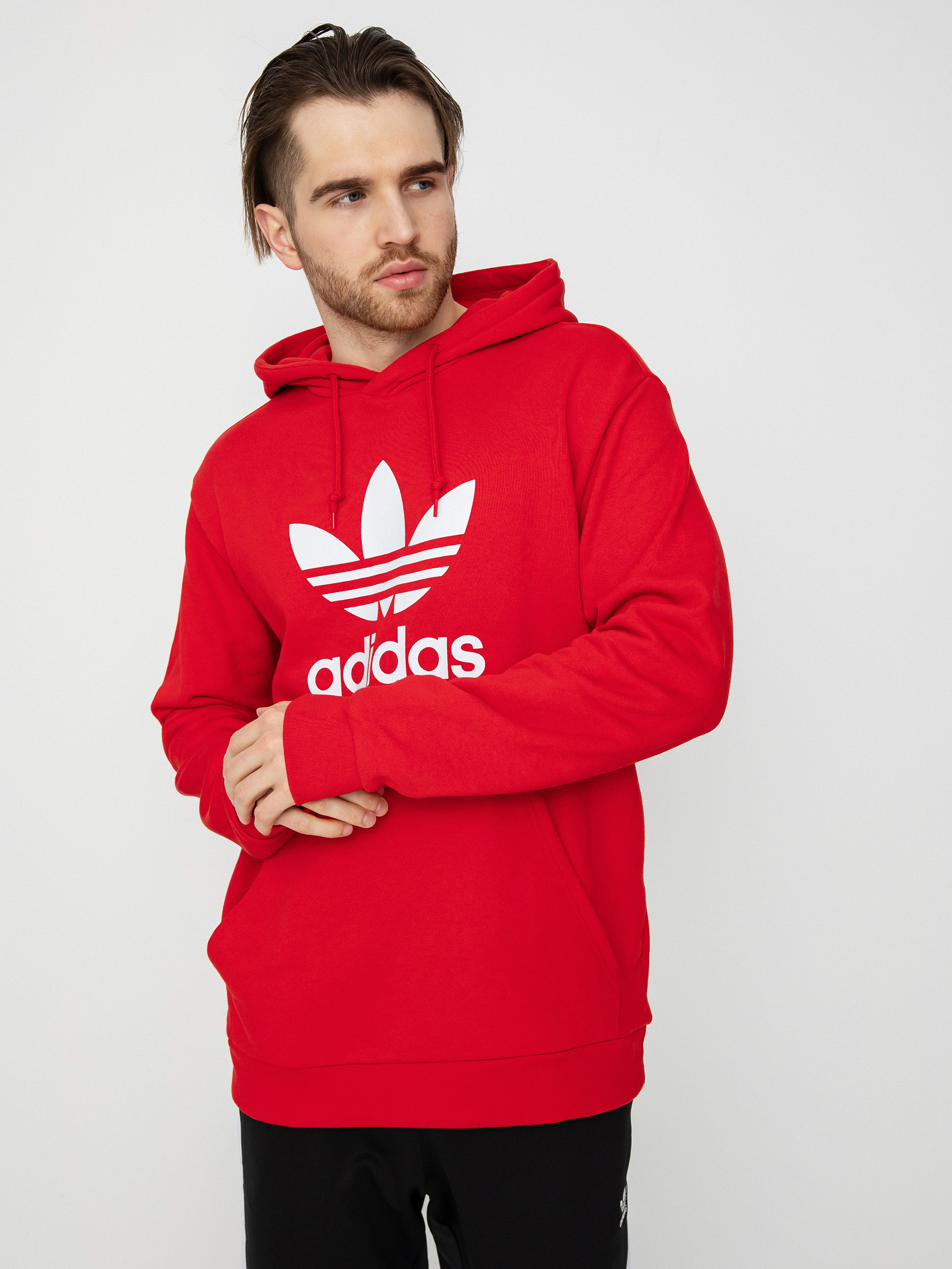 Hanorac cu glugă adidas Originals Trefoil HD (betsca)
