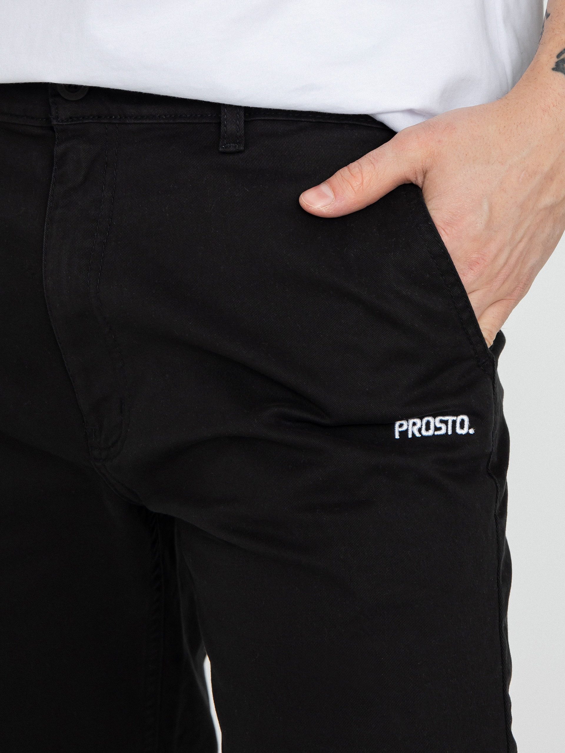 Șort Prosto Chinos Shorts Casual (black)