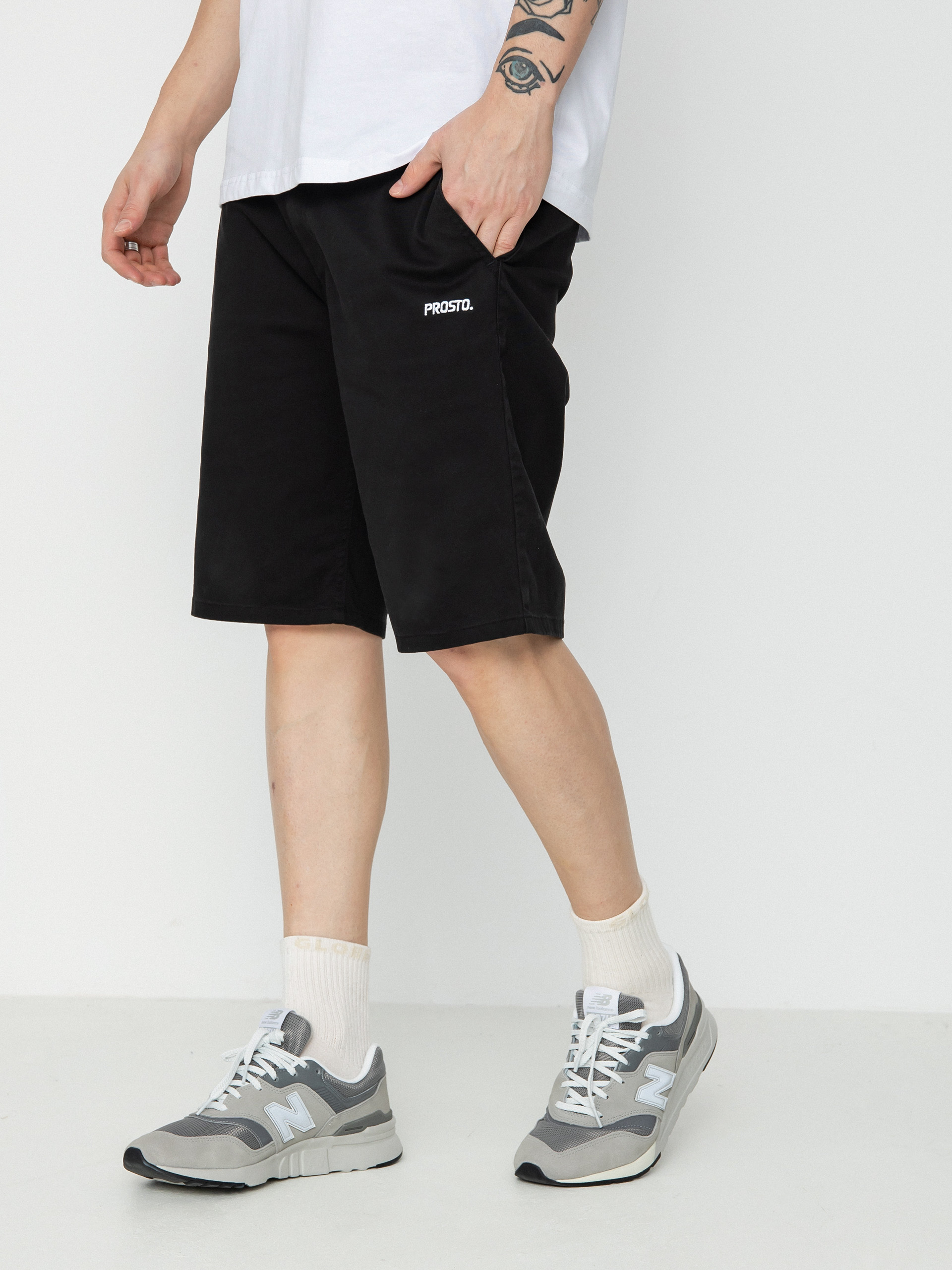 Șort Prosto Chinos Shorts Casual (black)