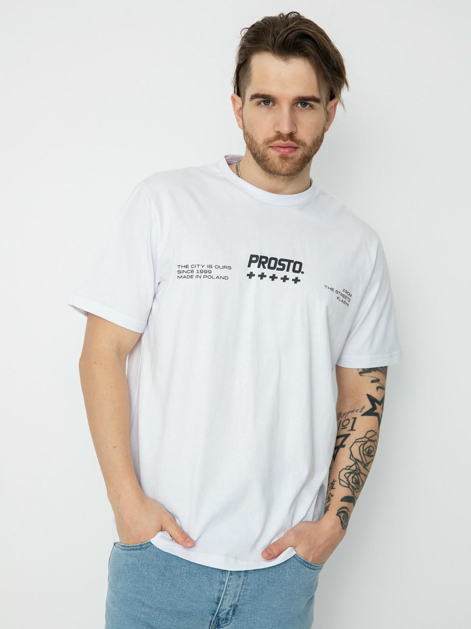 Tricou Prosto T.C.I.O (white)