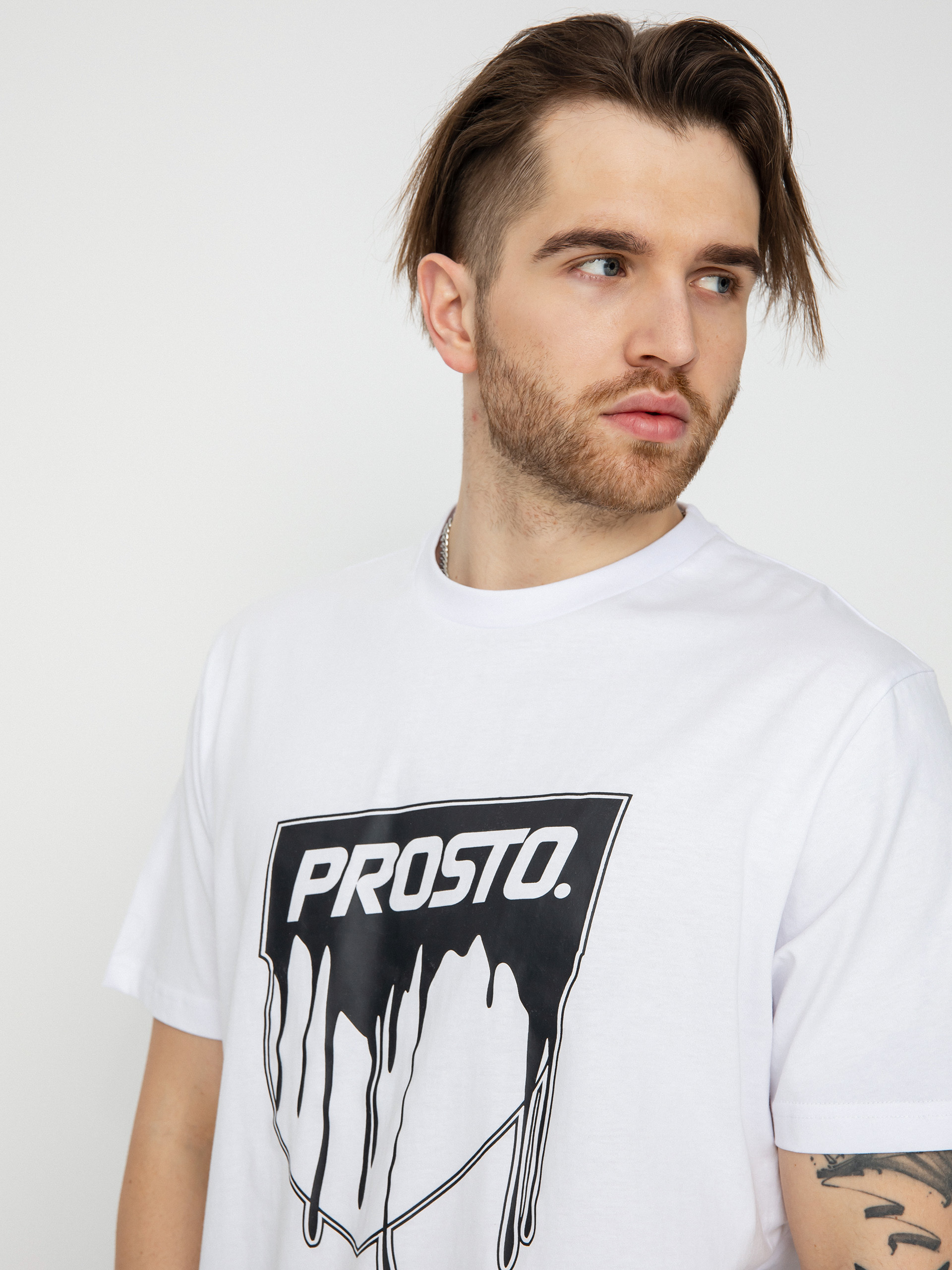 Tricou Prosto Paint (white)