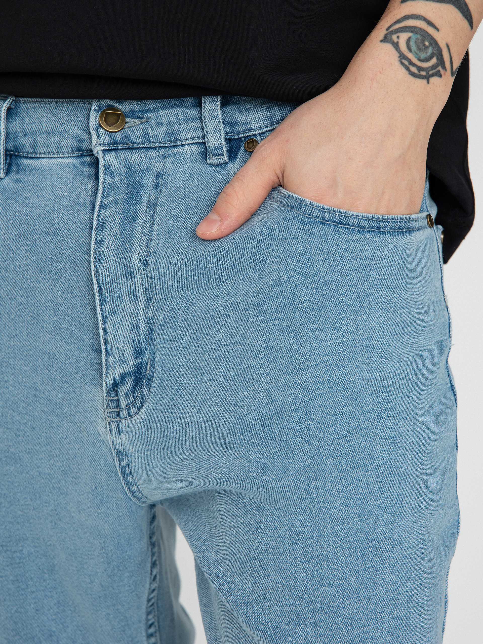 Pantaloni Prosto Baggy Oyeah (light blue)