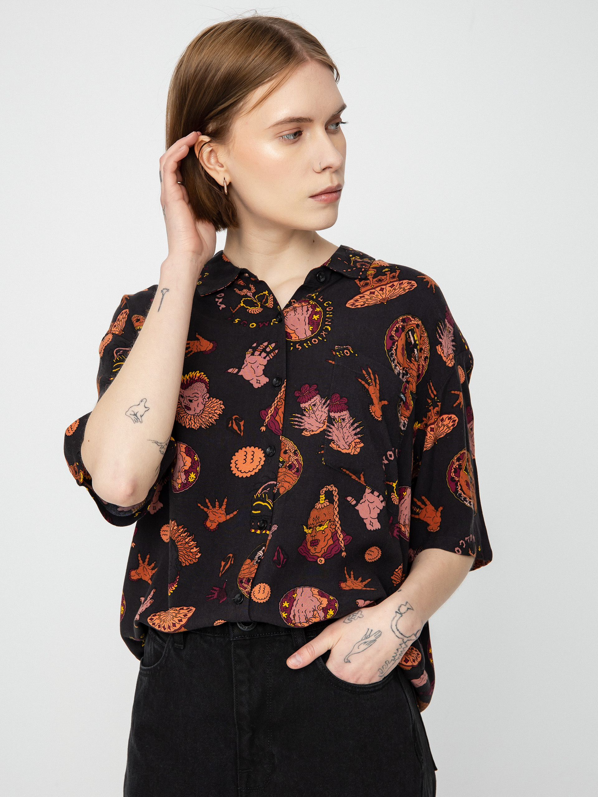 Cămașă Volcom Connected Minds Wmn (black)
