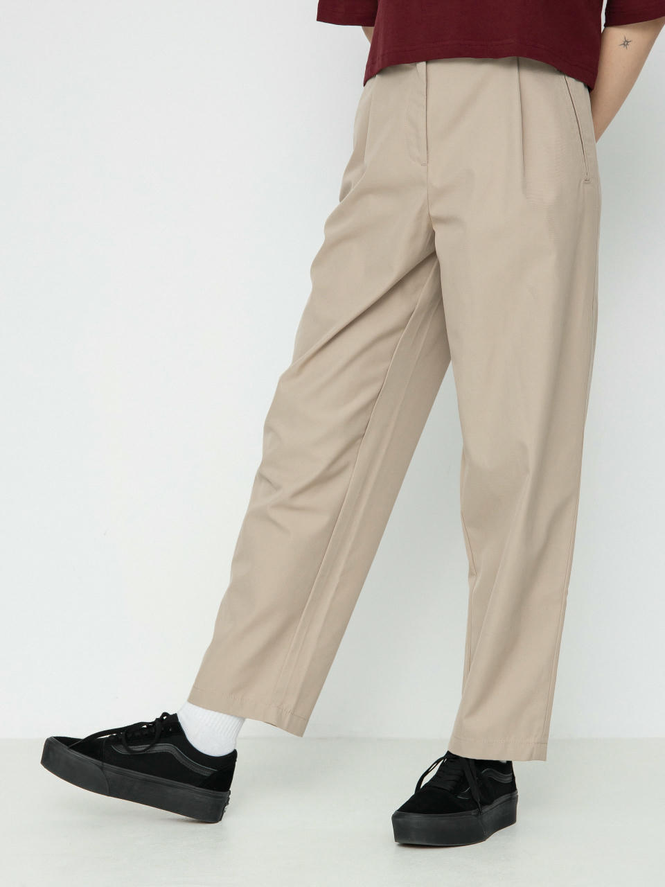 Pantaloni Volcom Histone Wmn (taupe)