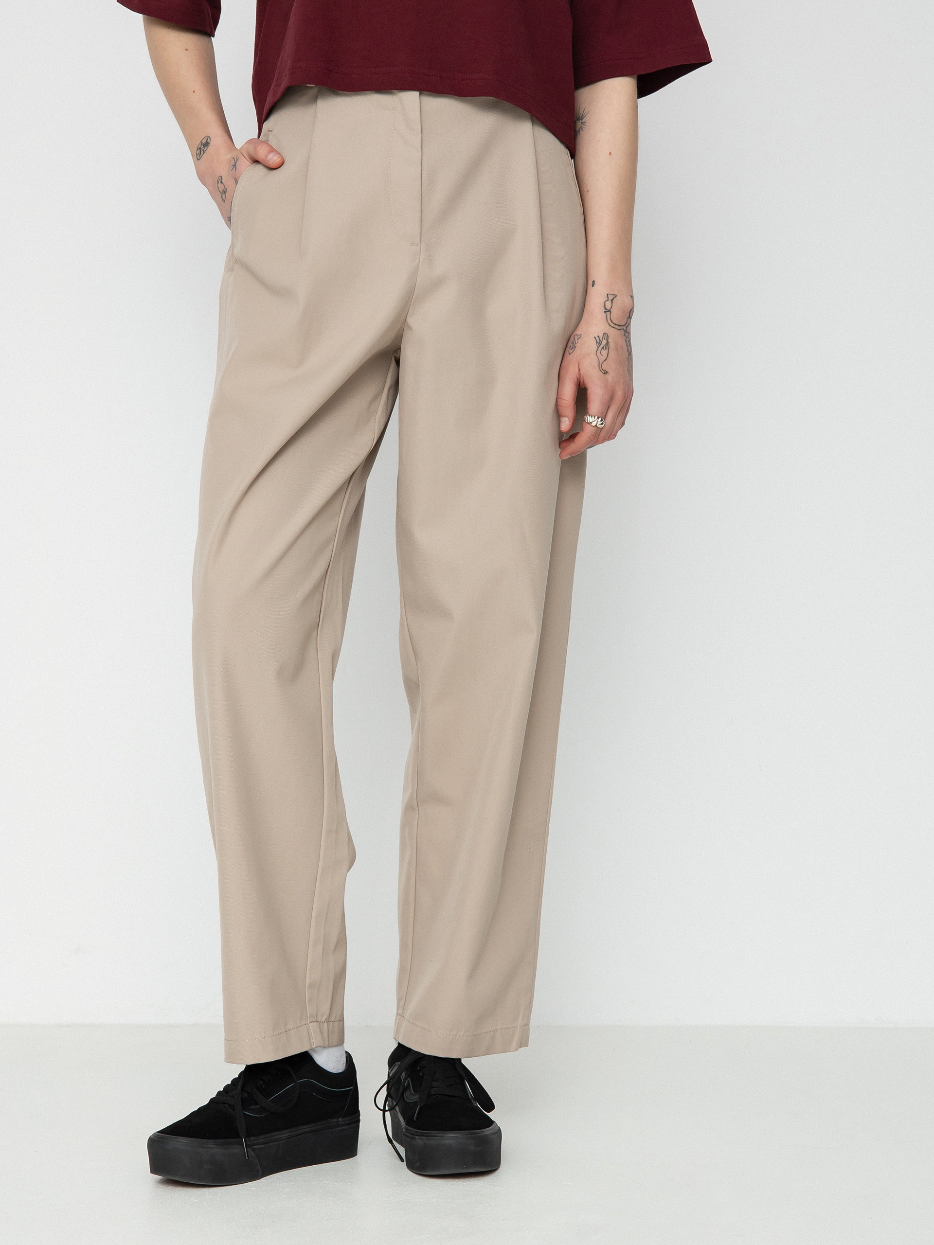 Pantaloni Volcom Histone Wmn (taupe)