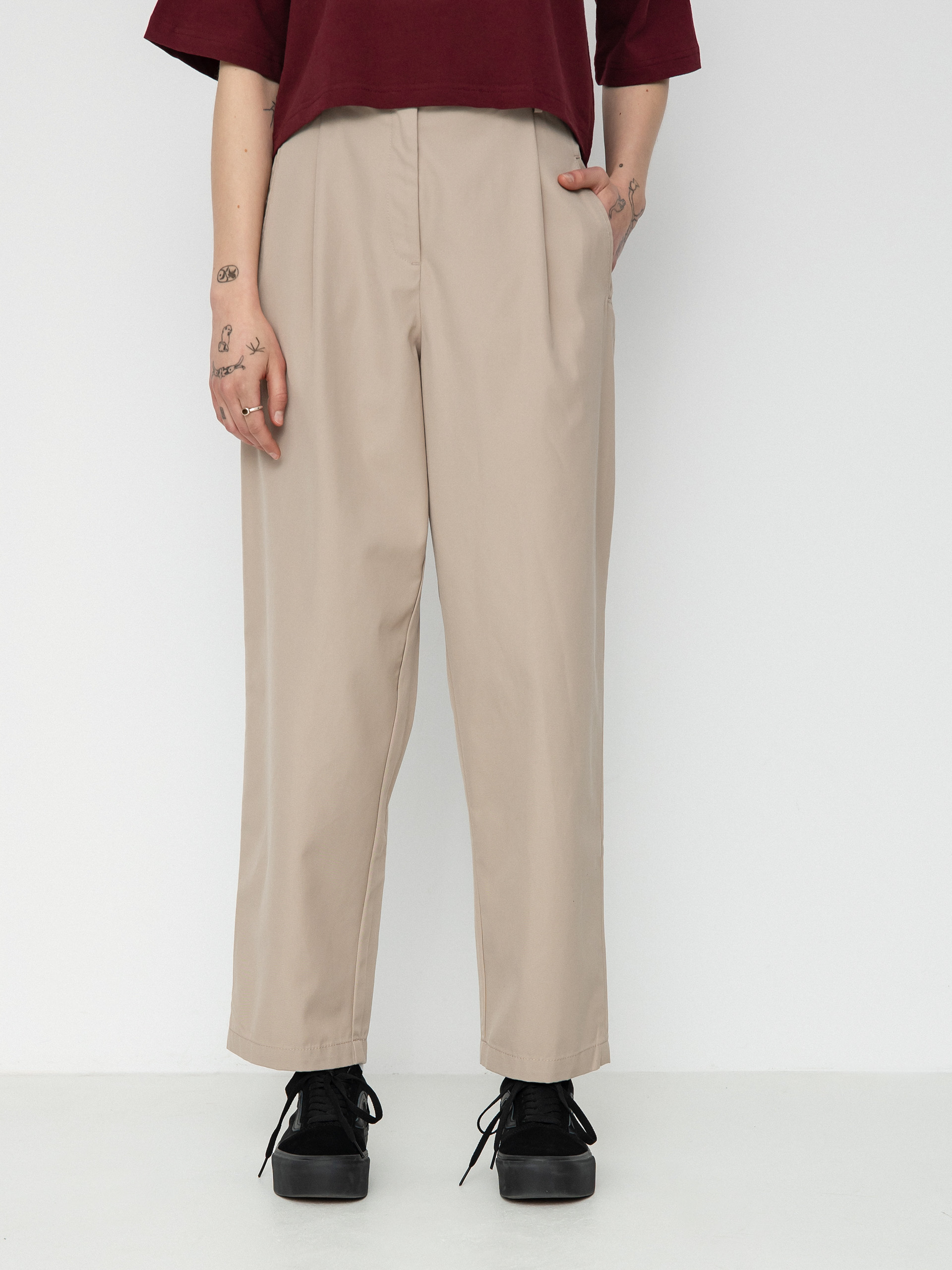 Pantaloni Volcom Histone Wmn (taupe)