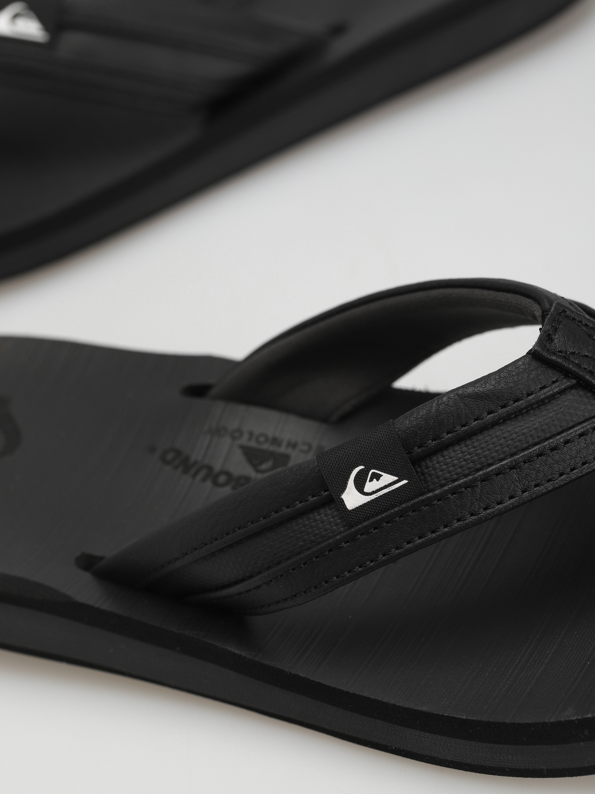 Papuci de plajă Quiksilver Carver Squish (black 3)