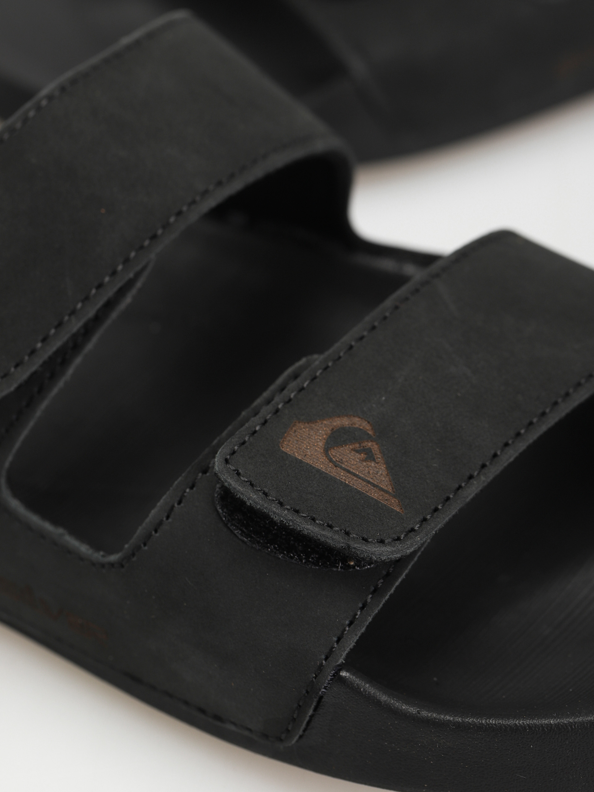 Șlapi Quiksilver Rivi Leather (black 1)