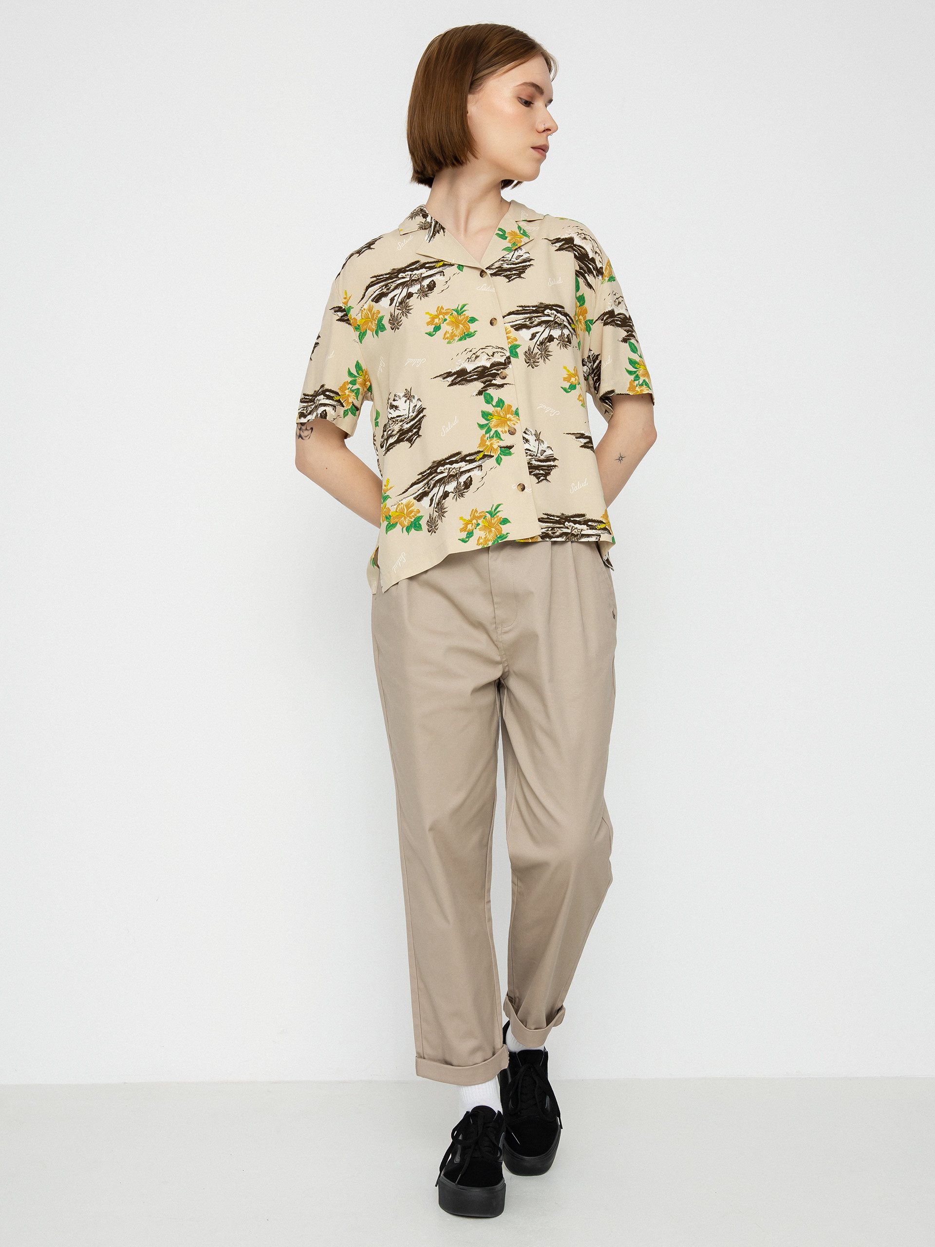 Cămașă Brixton Bunker Paradise Wmn (safari)