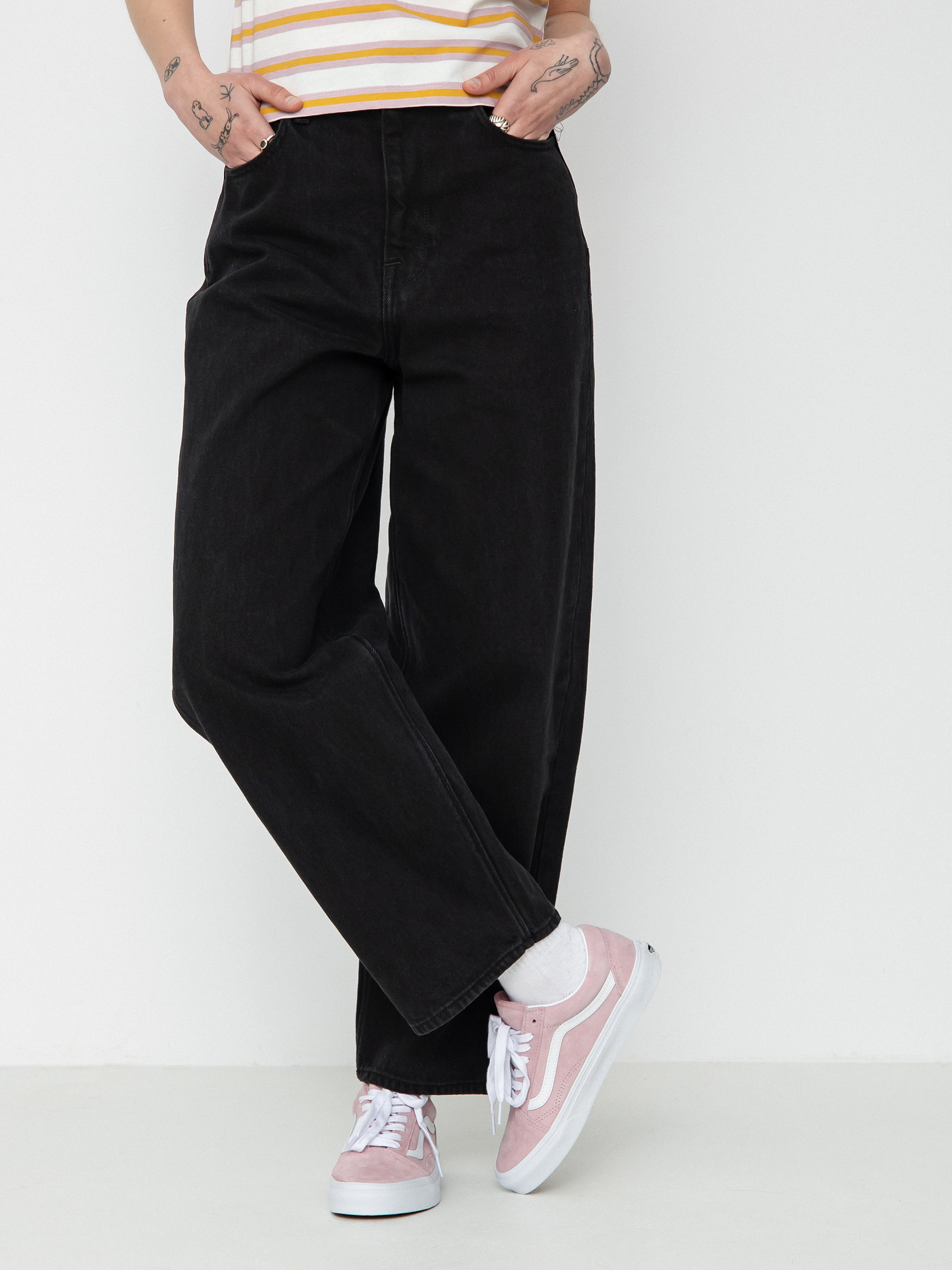 Pantaloni Volcom Weellow Denim Wmn (black)