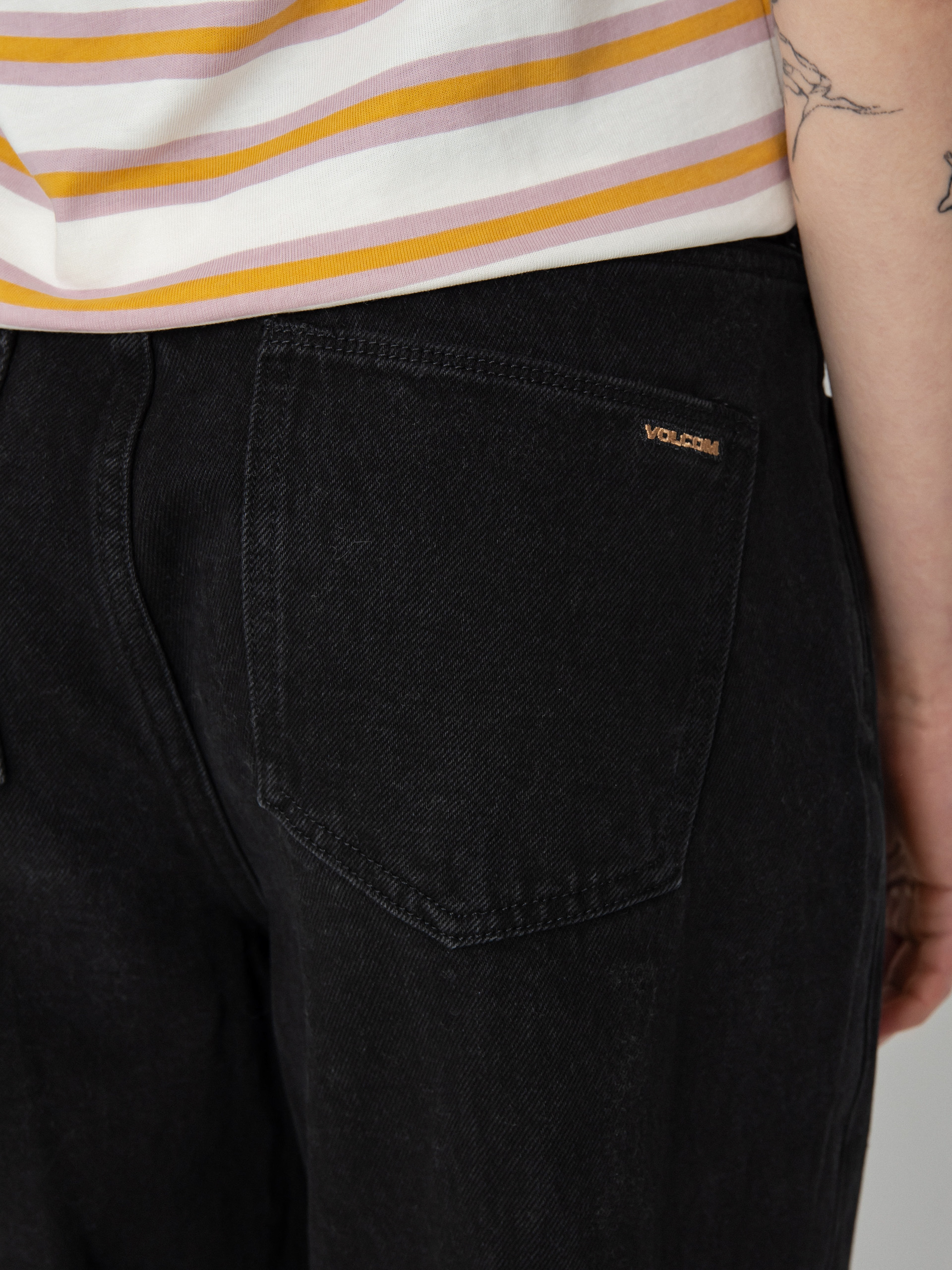 Pantaloni Volcom Weellow Denim Wmn (black)