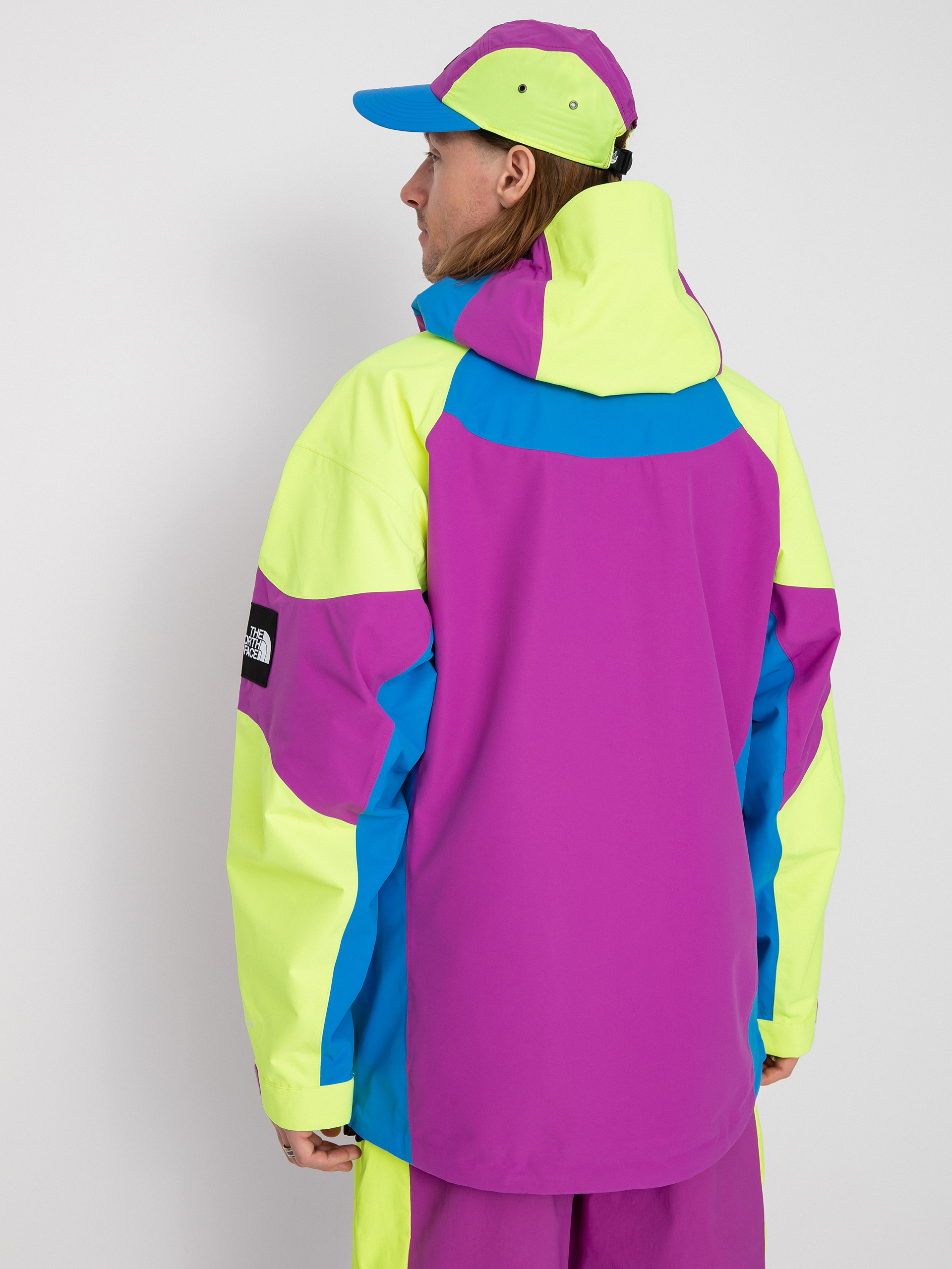 Geacă The North Face 3L Dryvent Carduelis (purple cactus flower/led yellow/super sonic blue)