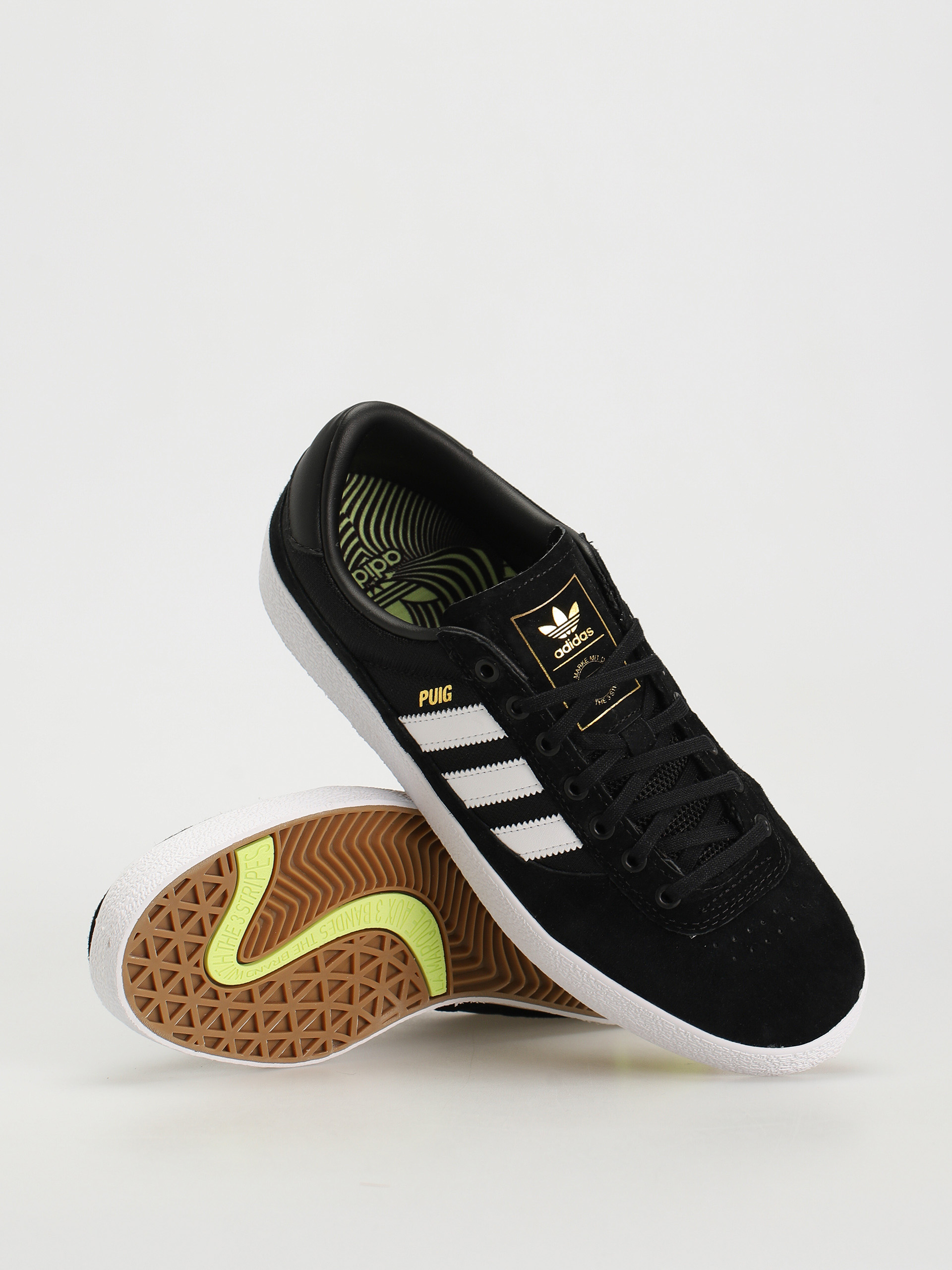 Pantofi adidas Puig Indoor (cblack/ftwwht/pullim)