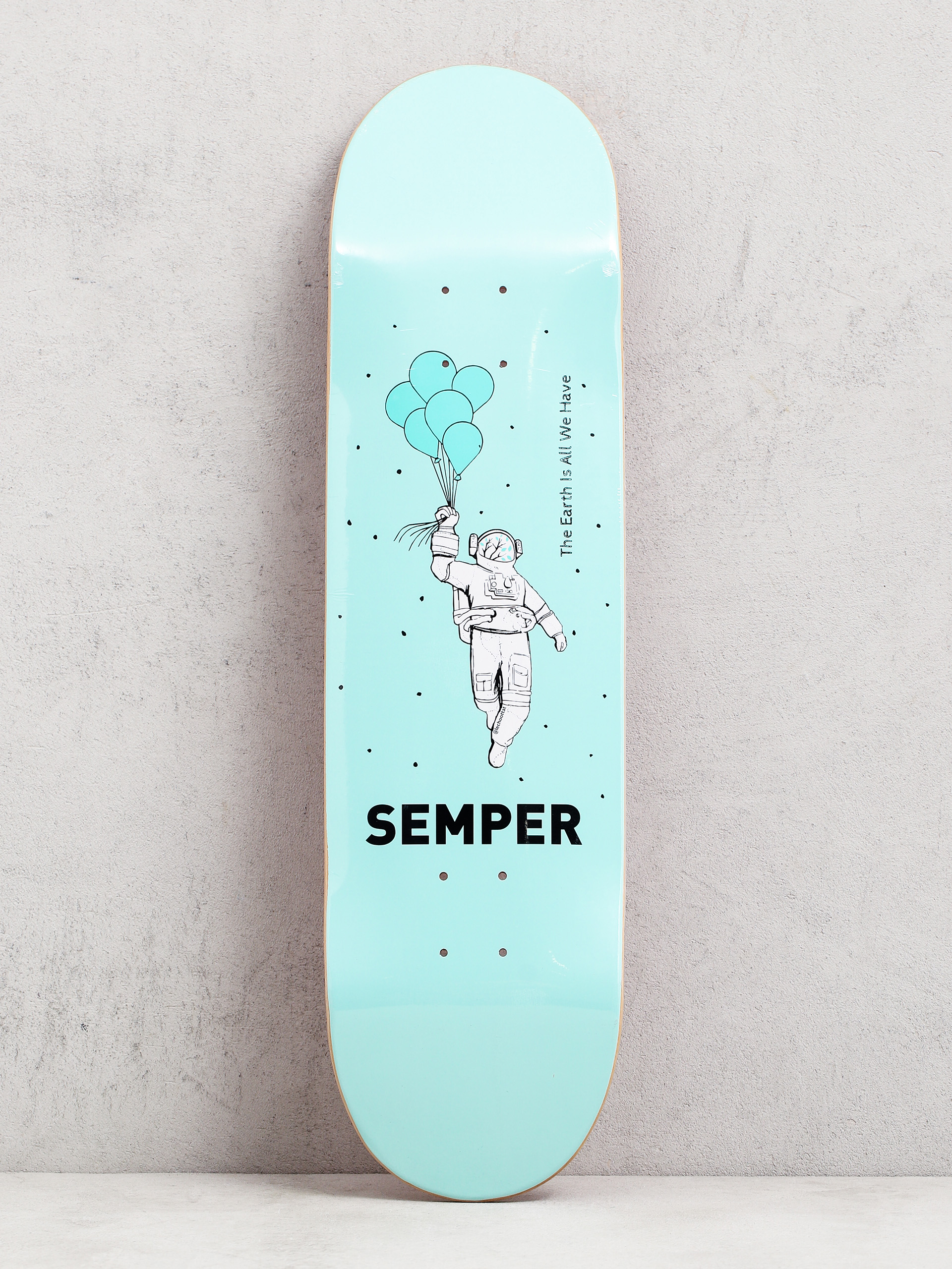 Placă Semper Skateboards Astronaut (green)
