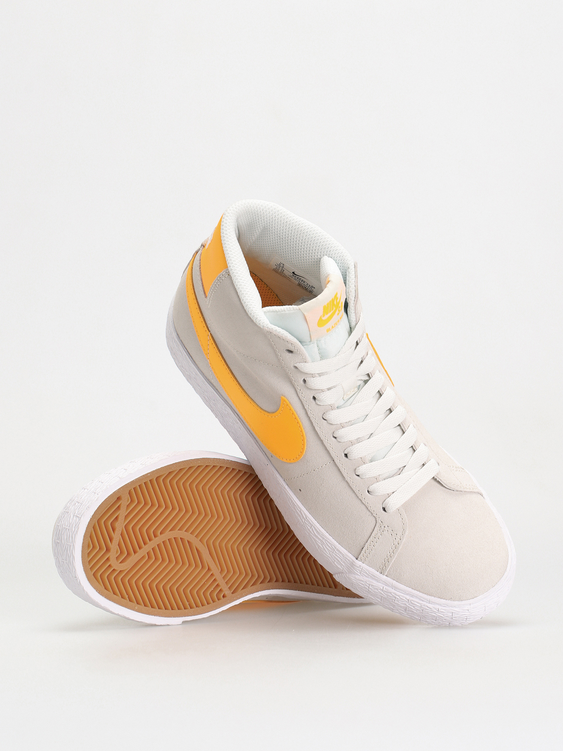 Pantofi Nike SB Zoom Blazer Mid (summit white/laser orange summit white)