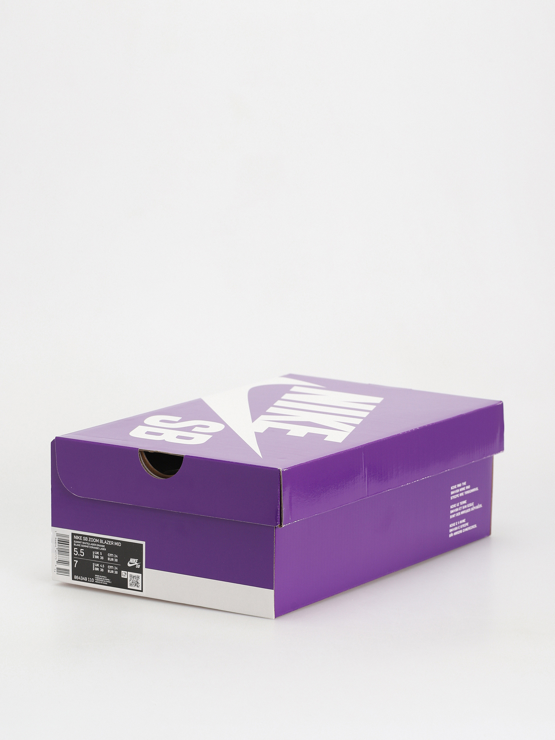 Pantofi Nike SB Zoom Blazer Mid (summit white/laser orange summit white)