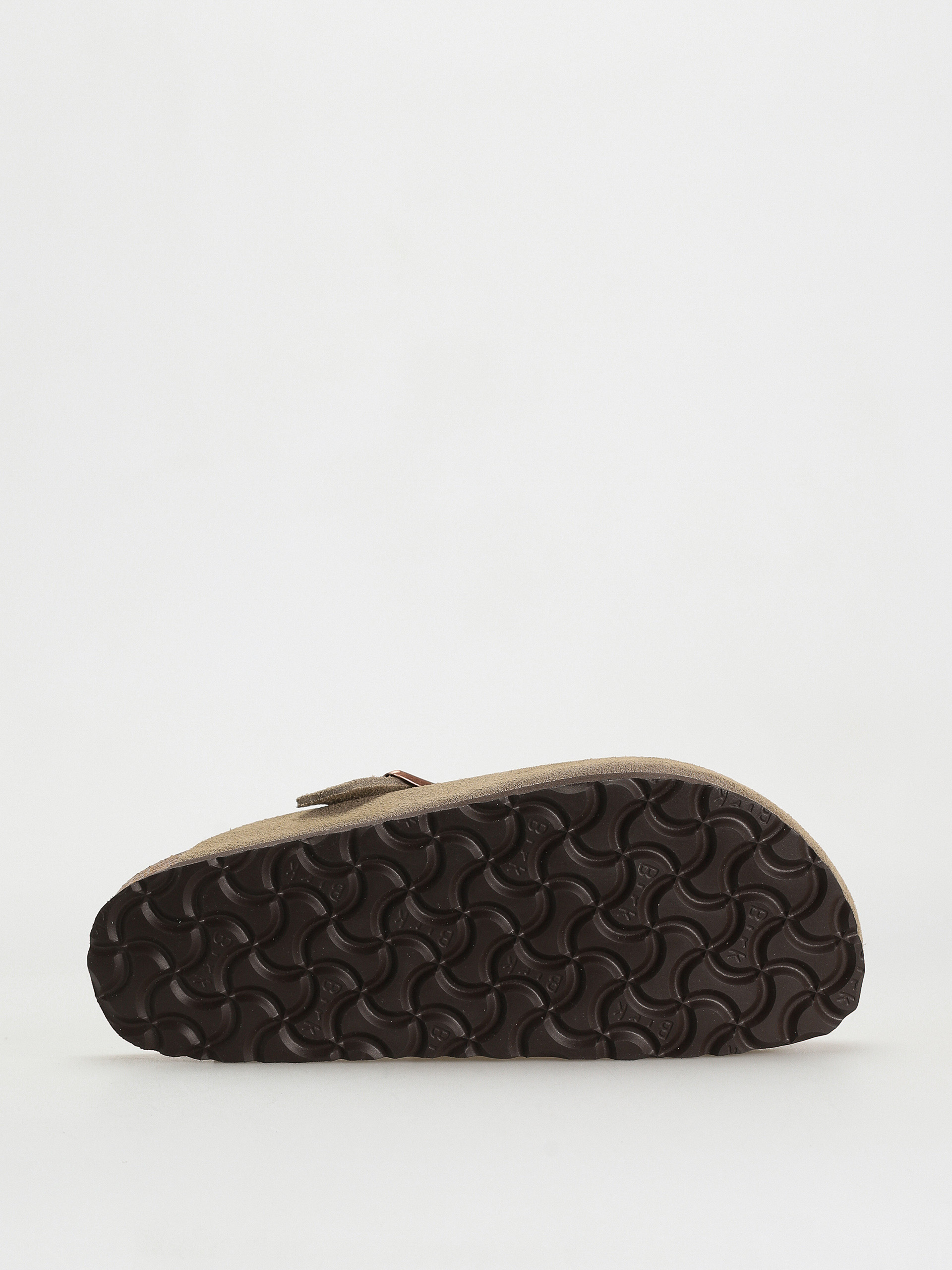Șlapi Birkenstock Boston Soft Footbed Suede Leather Narrow (taupe)