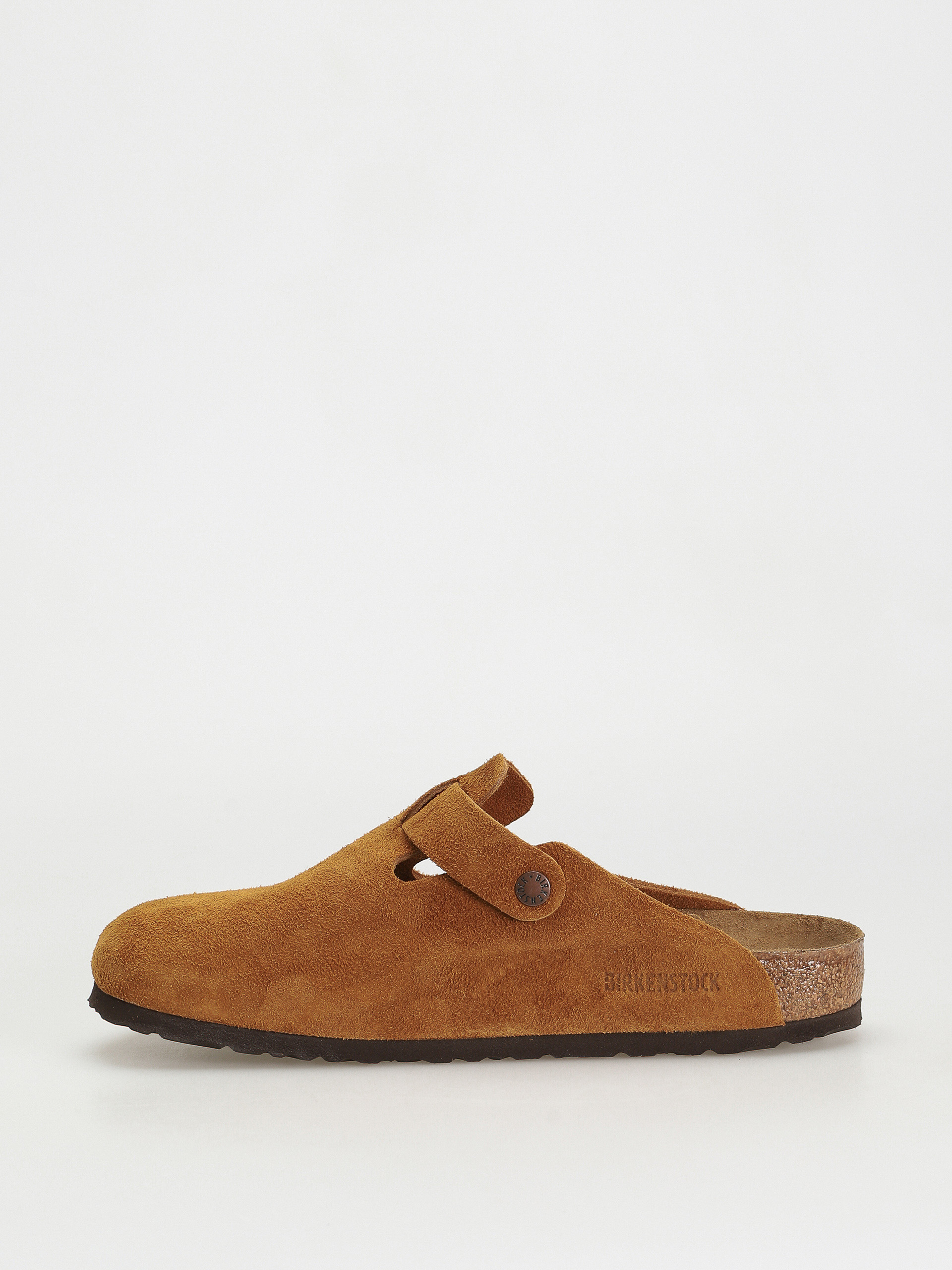 Șlapi Birkenstock Boston Suede Regular (mink)