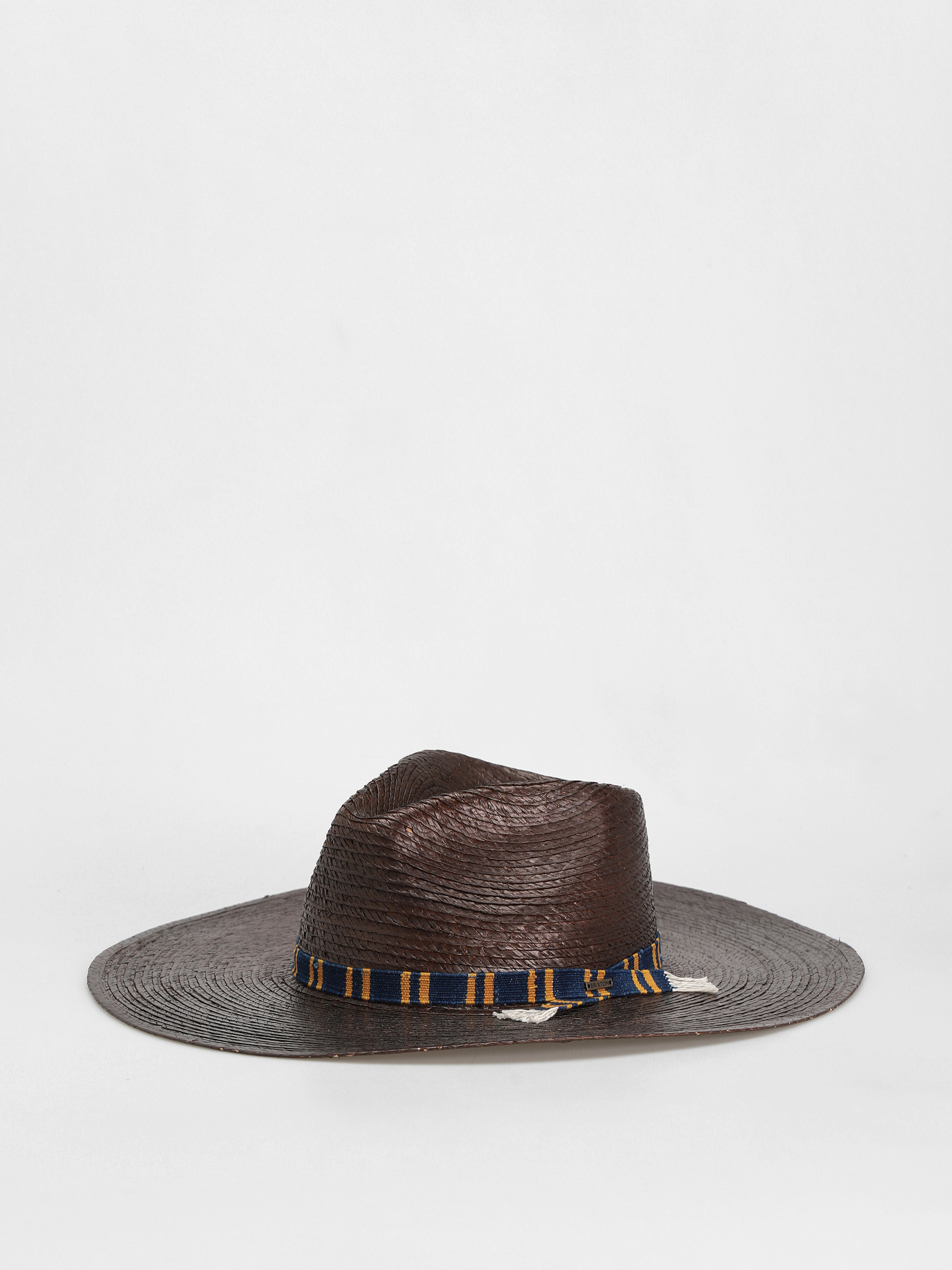 Pu0103lu0103rie Brixton Leigh Straw Fedora (brown)