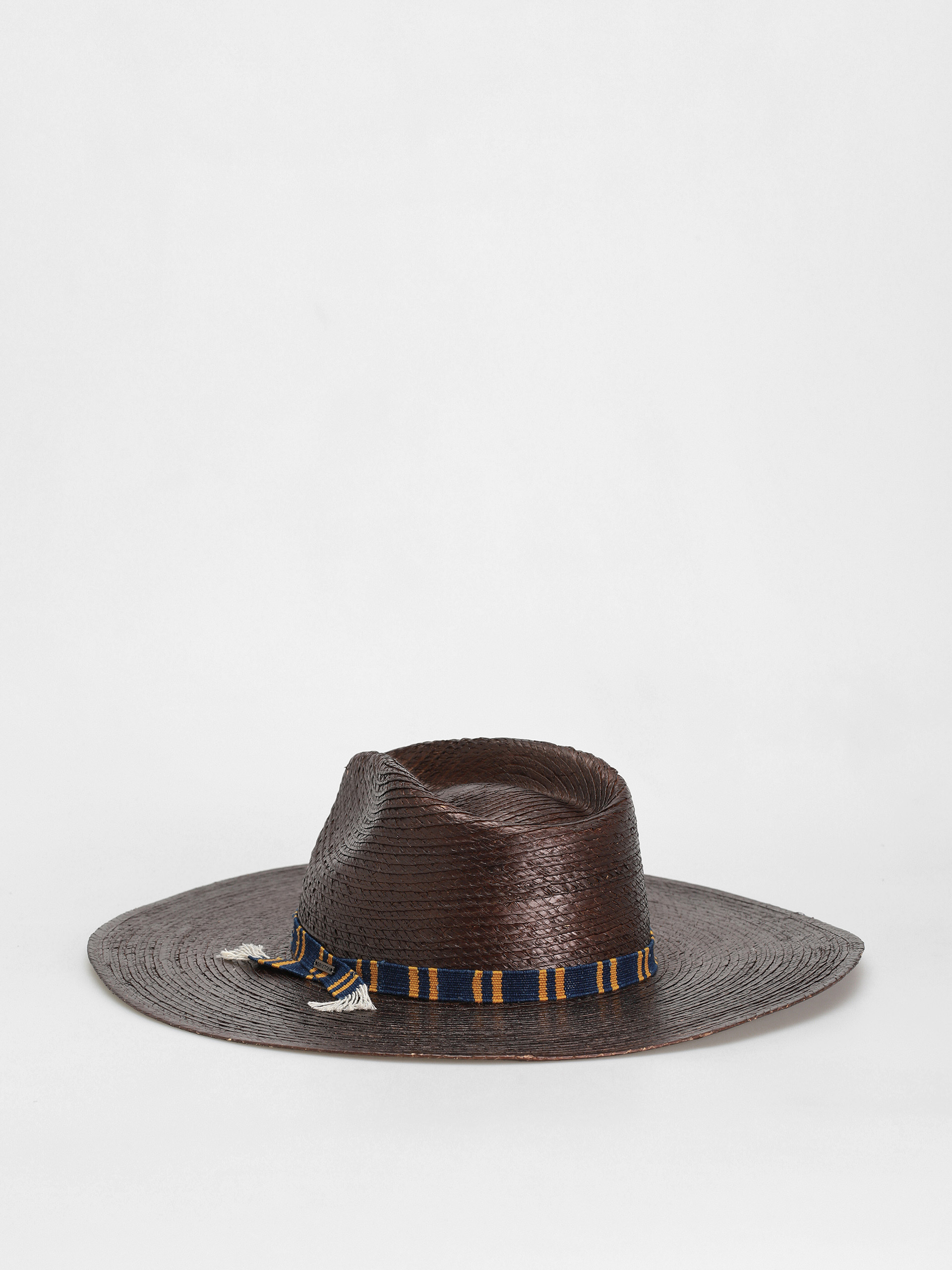 Pălărie Brixton Leigh Straw Fedora (brown)