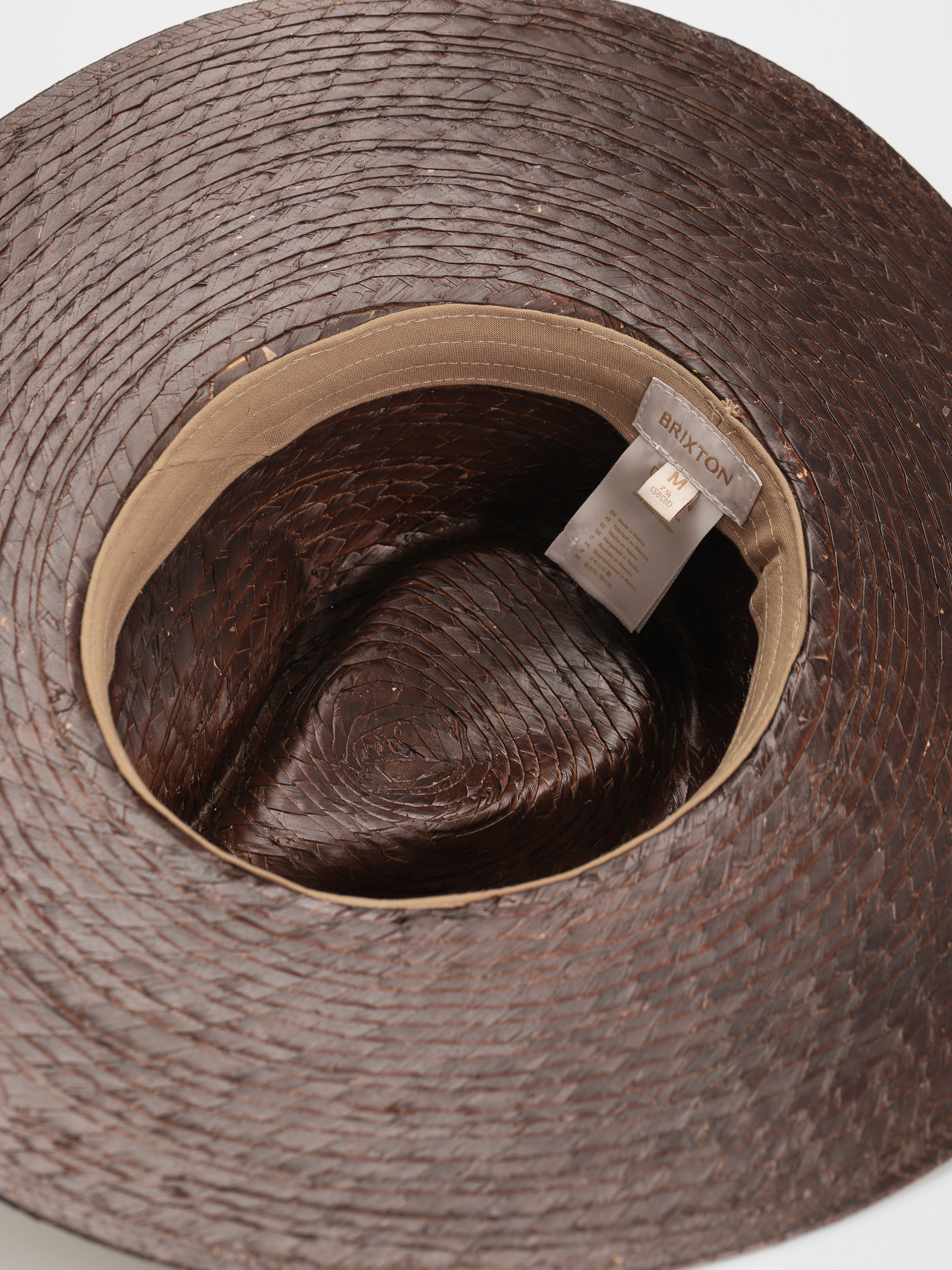 Pălărie Brixton Leigh Straw Fedora (brown)