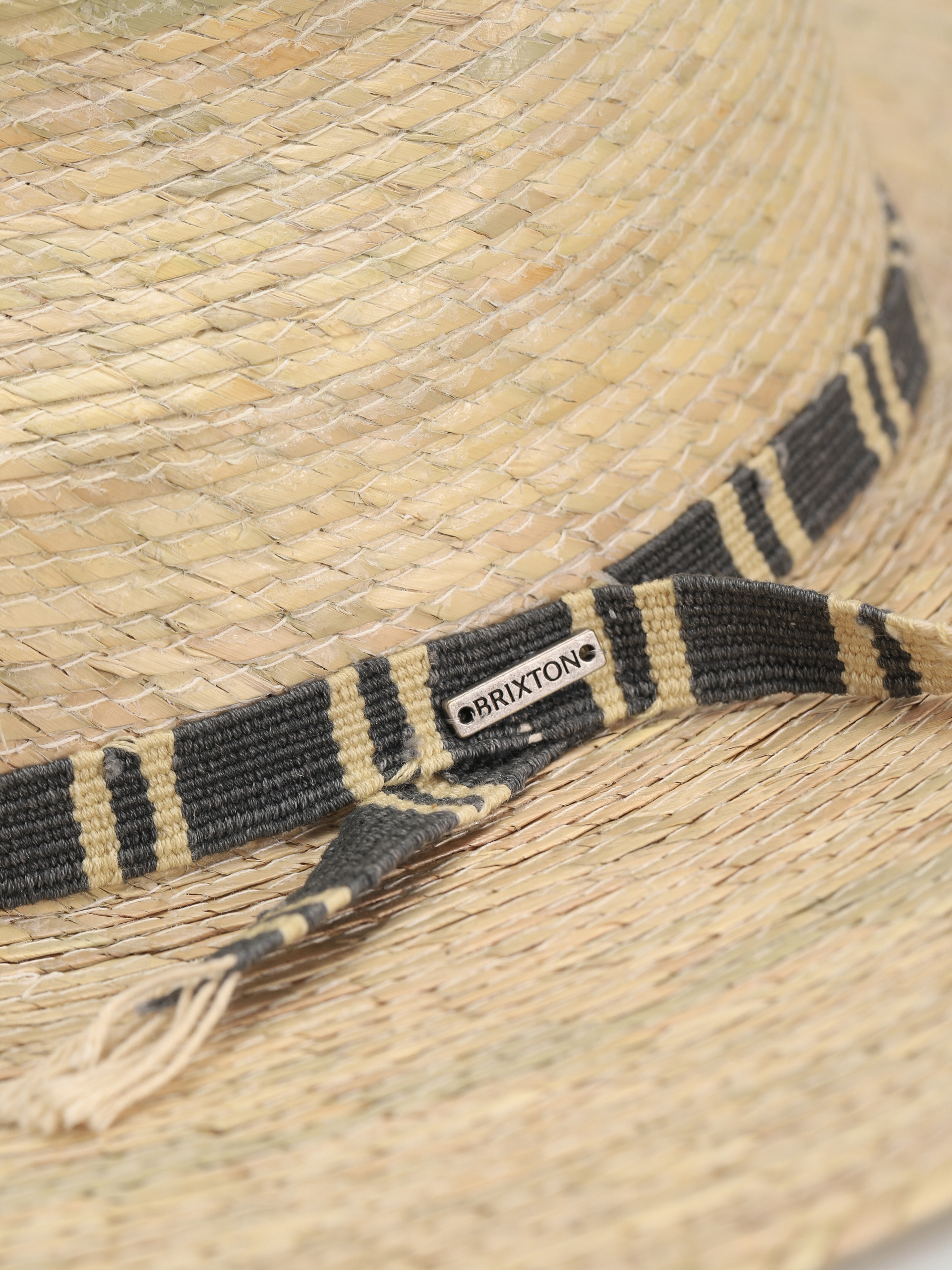 Pălărie Brixton Leigh Straw Fedora (natural)