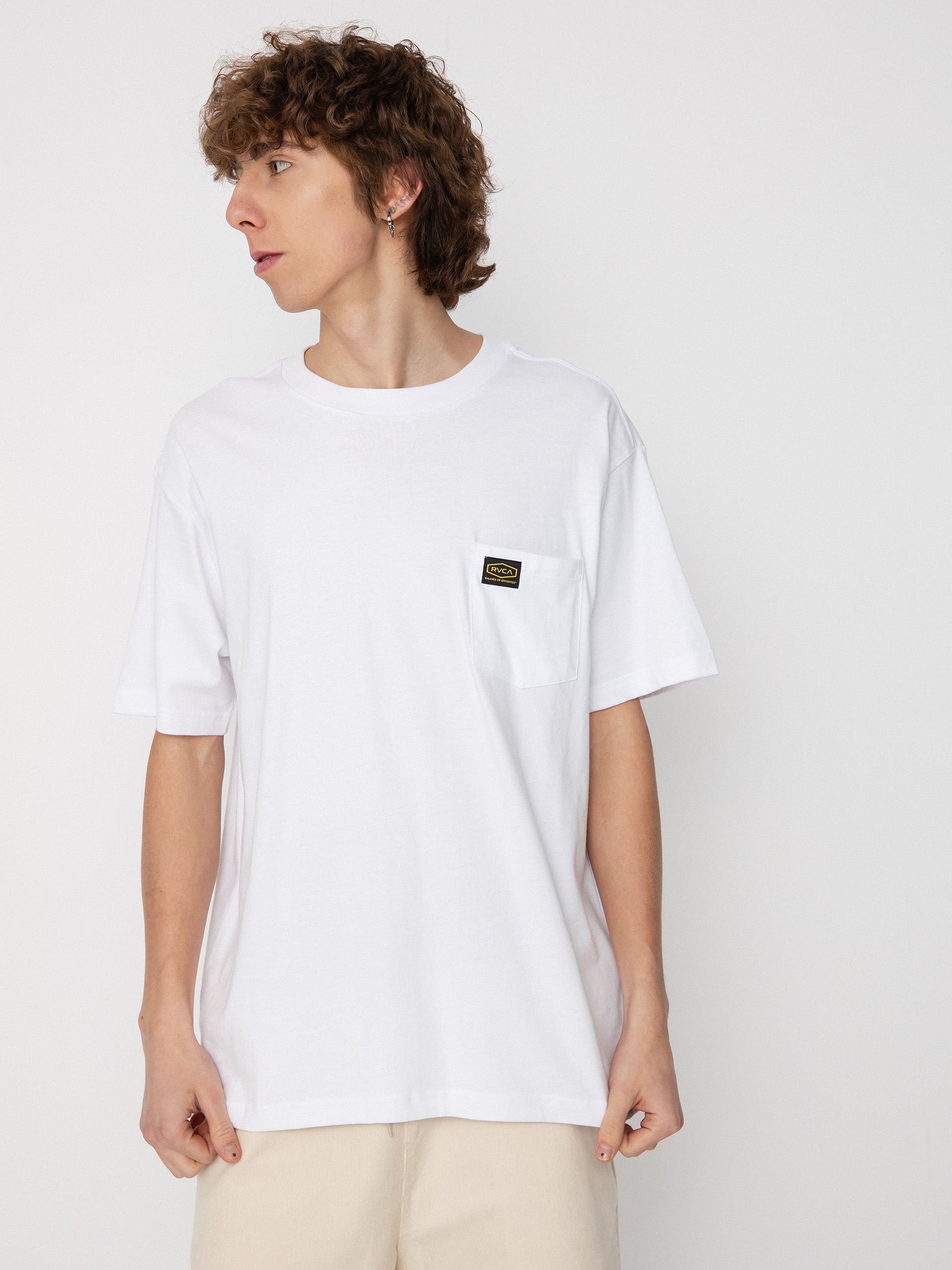 Tricou RVCA Americana Pocket (white)