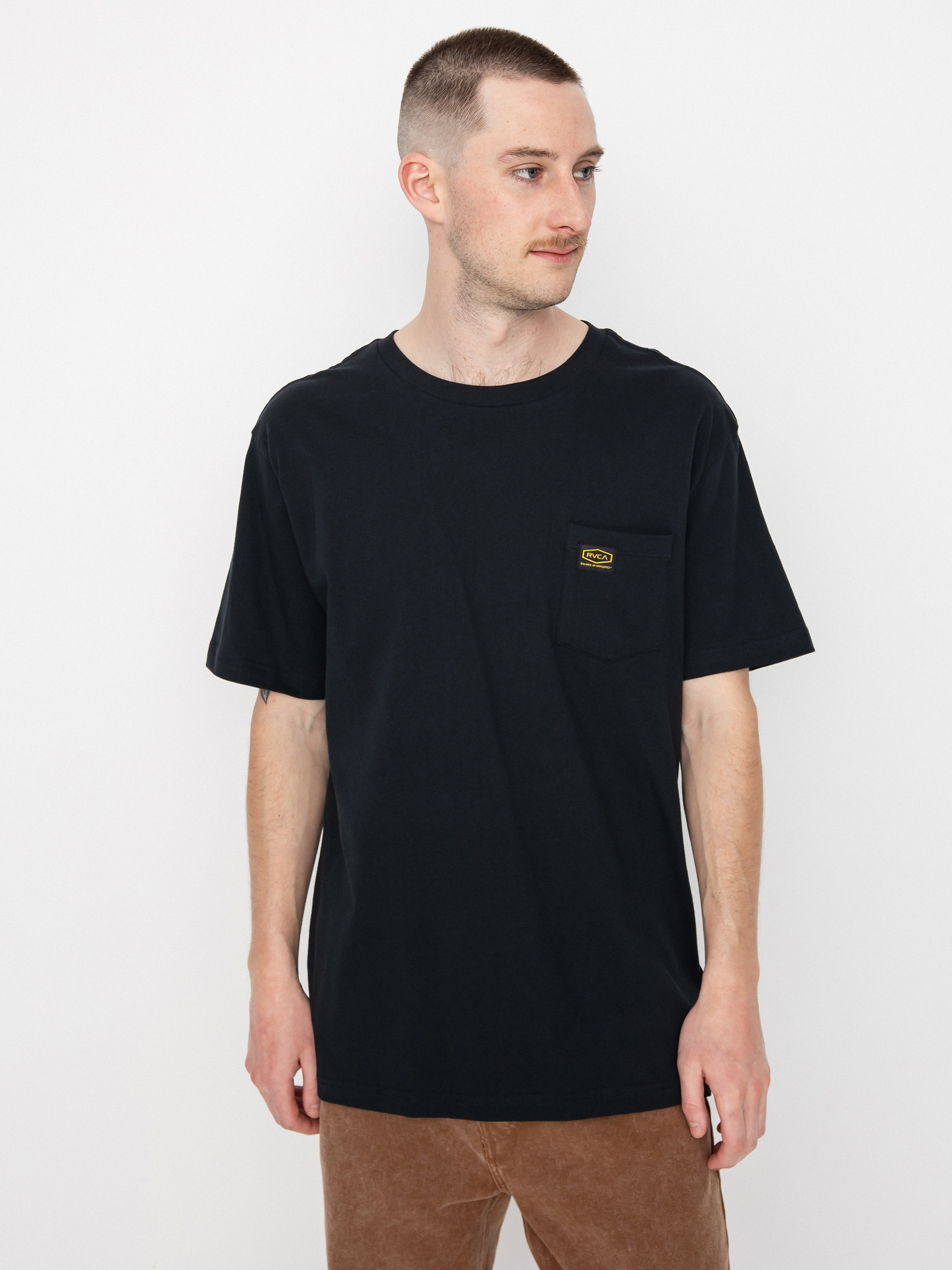 Tricou RVCA Americana Pocket (black)