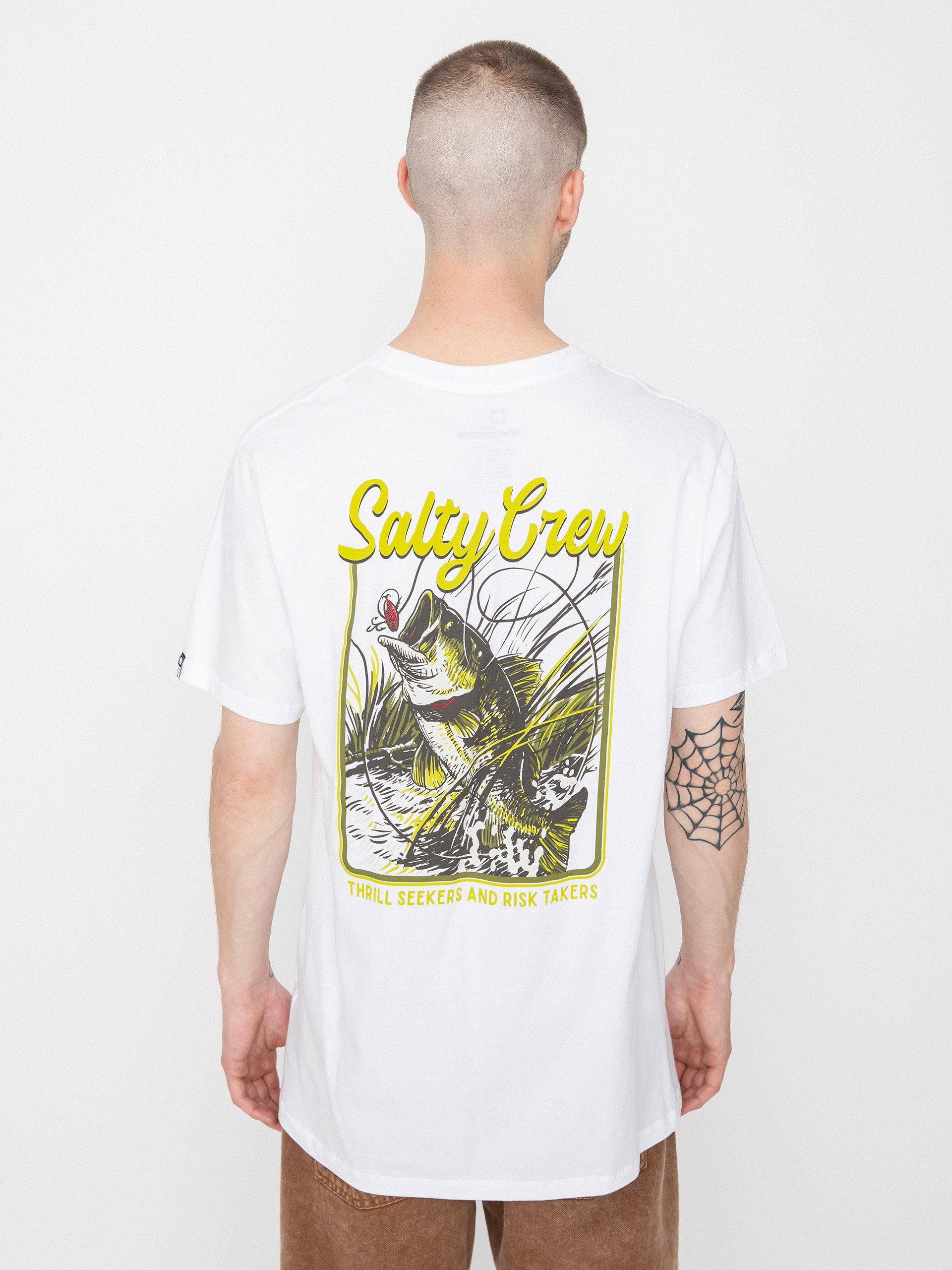Tricou Salty Crew Largemouth (white)