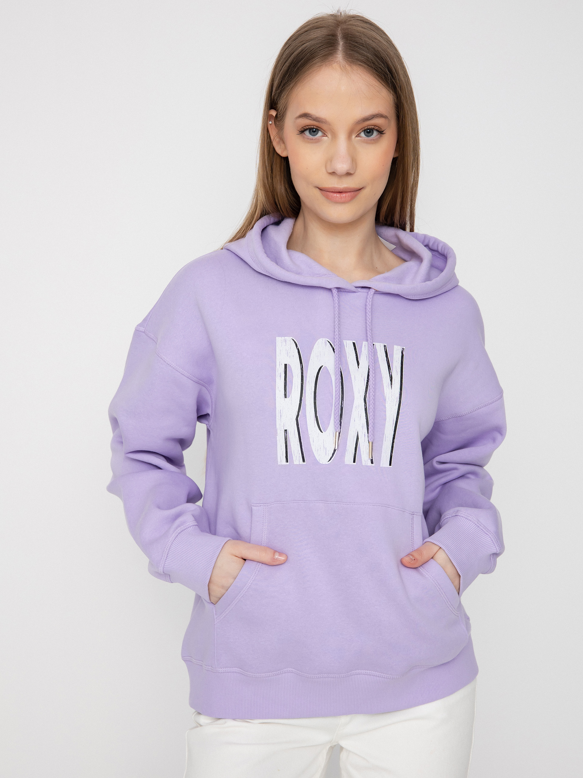 Hanorac cu glugă Roxy Thats Rad HD Wmn (purple rose)