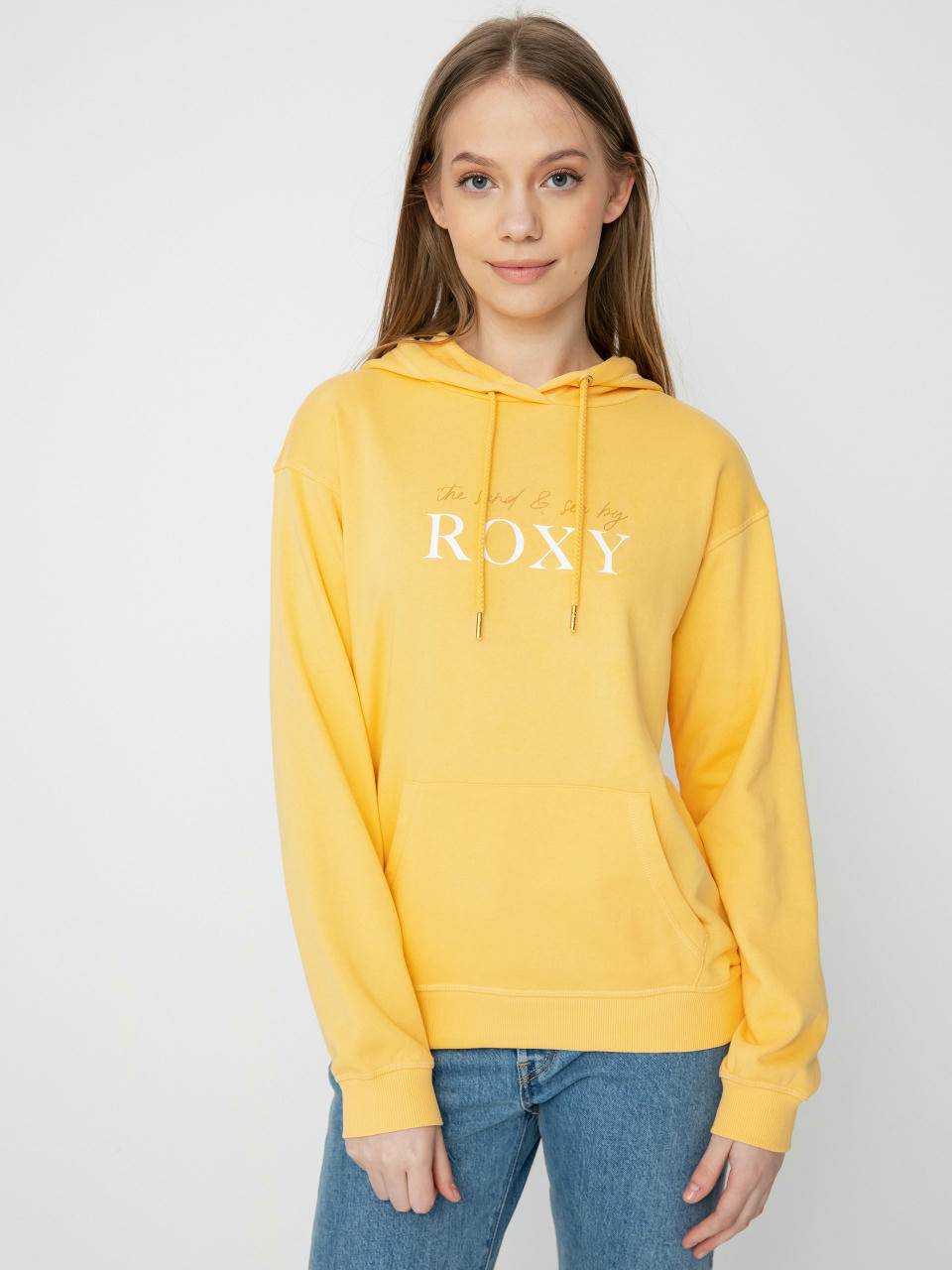 Hanorac cu glugă Roxy Surf Stoked HD Wmn (flax)