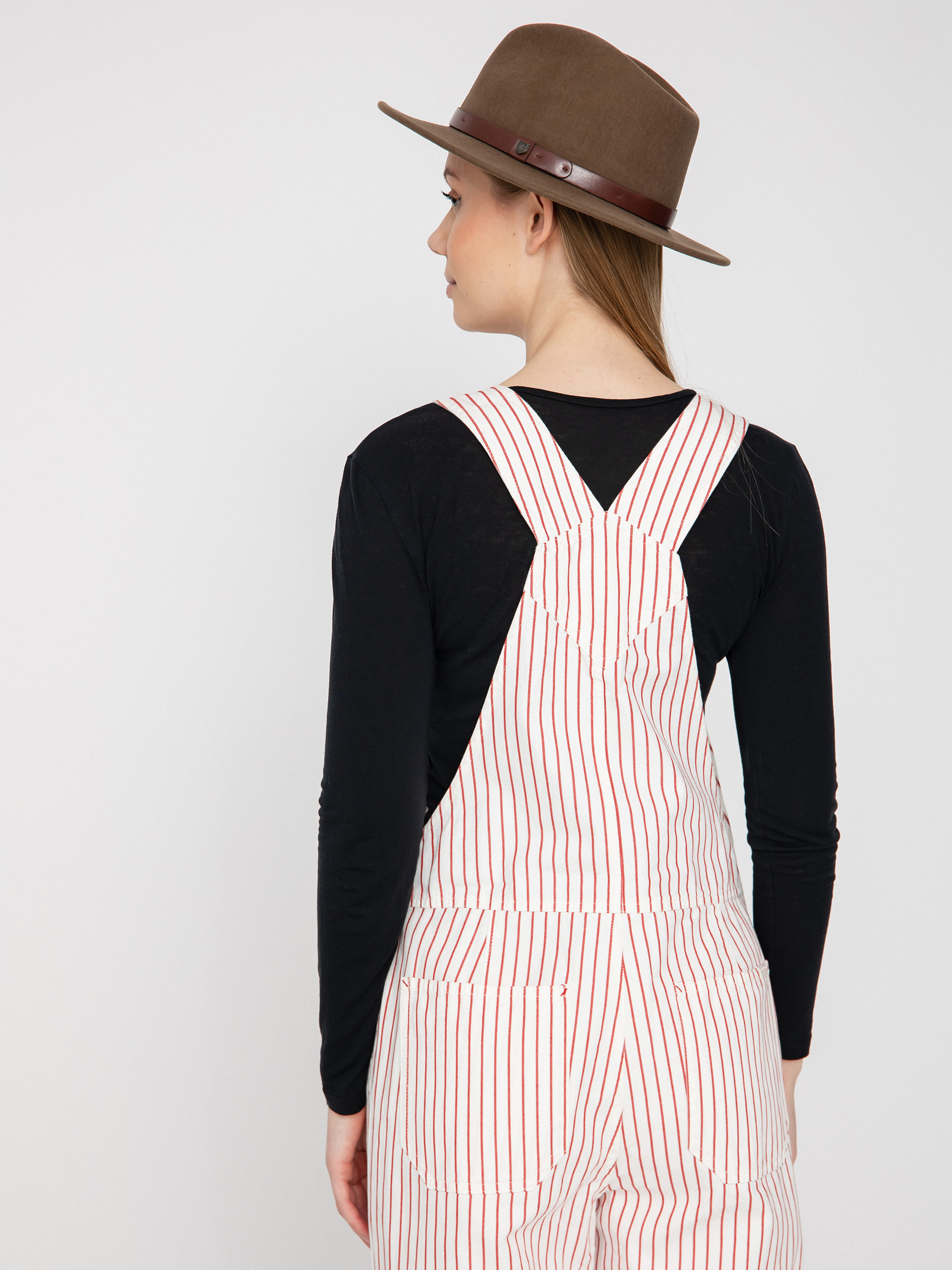 Pantaloni Brixton Costa Overall Wmn (aloha red)