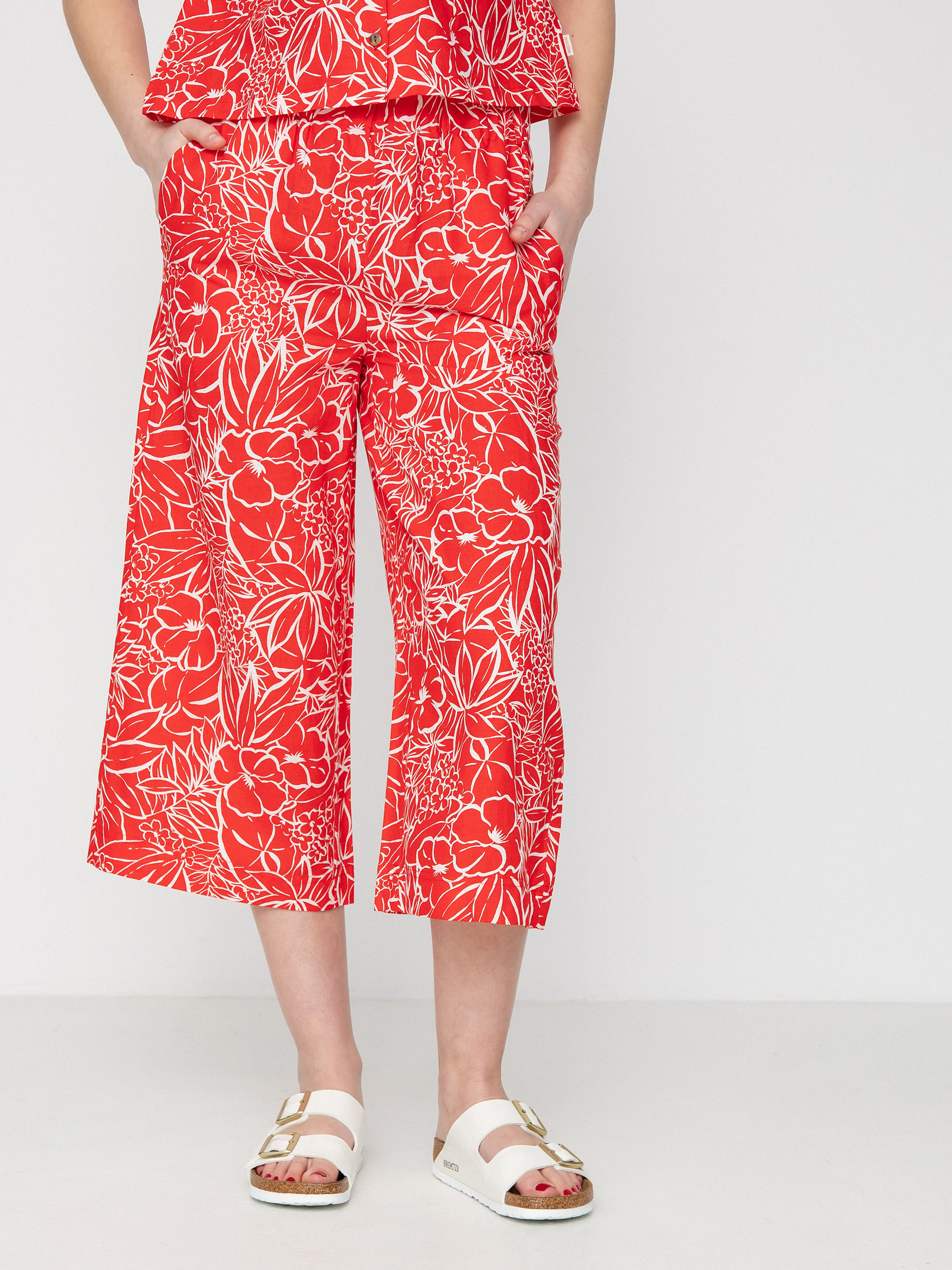 Pantaloni Brixton Indo Linen Wide Leg Wmn (aloha red)