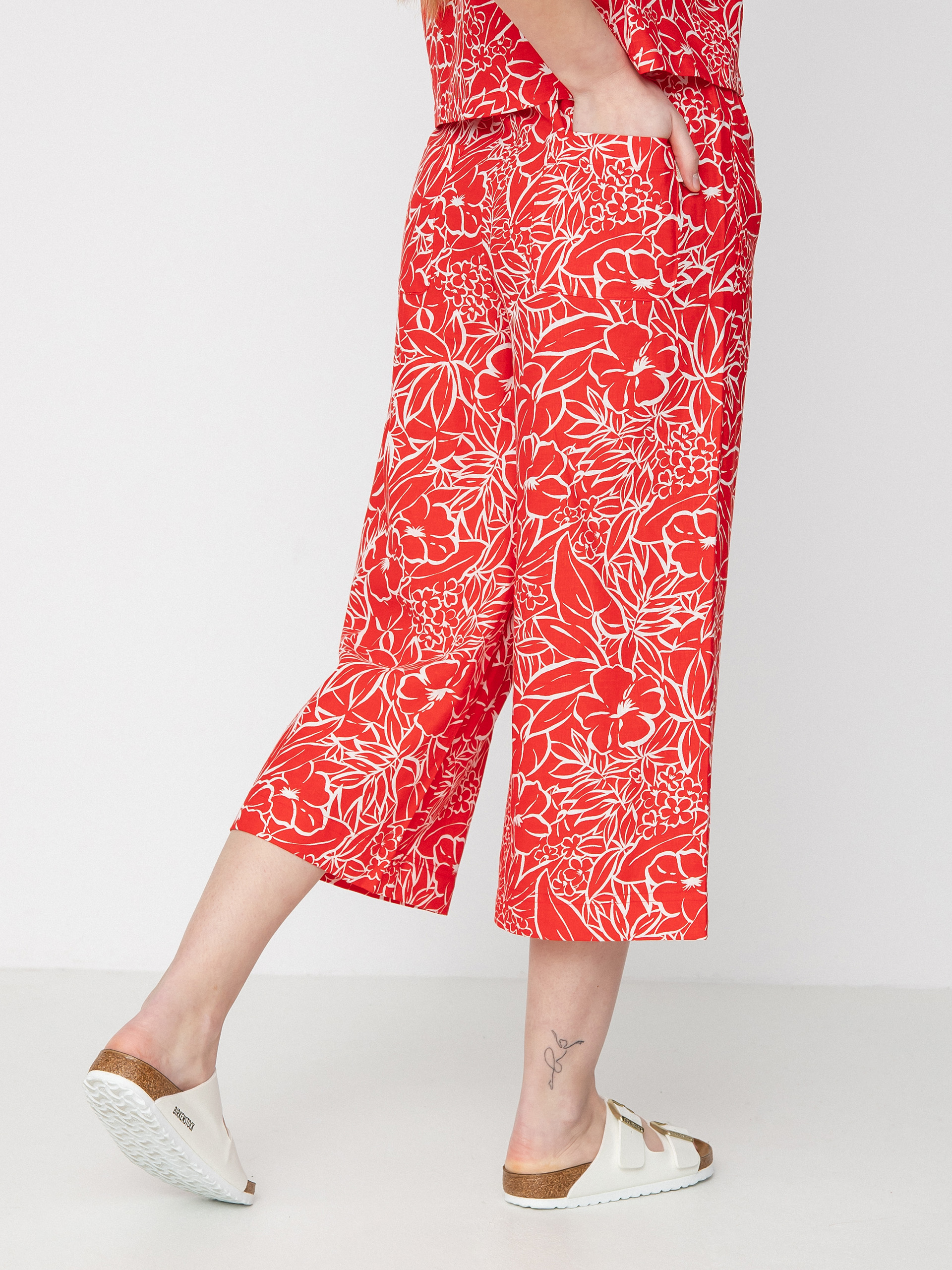 Pantaloni Brixton Indo Linen Wide Leg Wmn (aloha red)