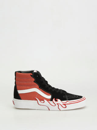 Pantofi Vans Sk8 Hi Flame (burnt ochre)