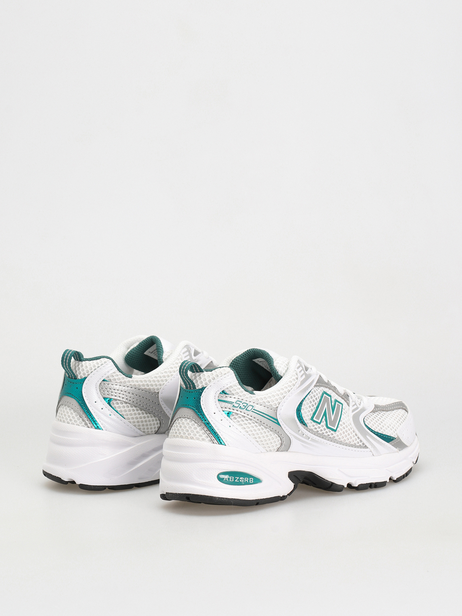 Pantofi New Balance 530 (white/silver metalic/turquoise)
