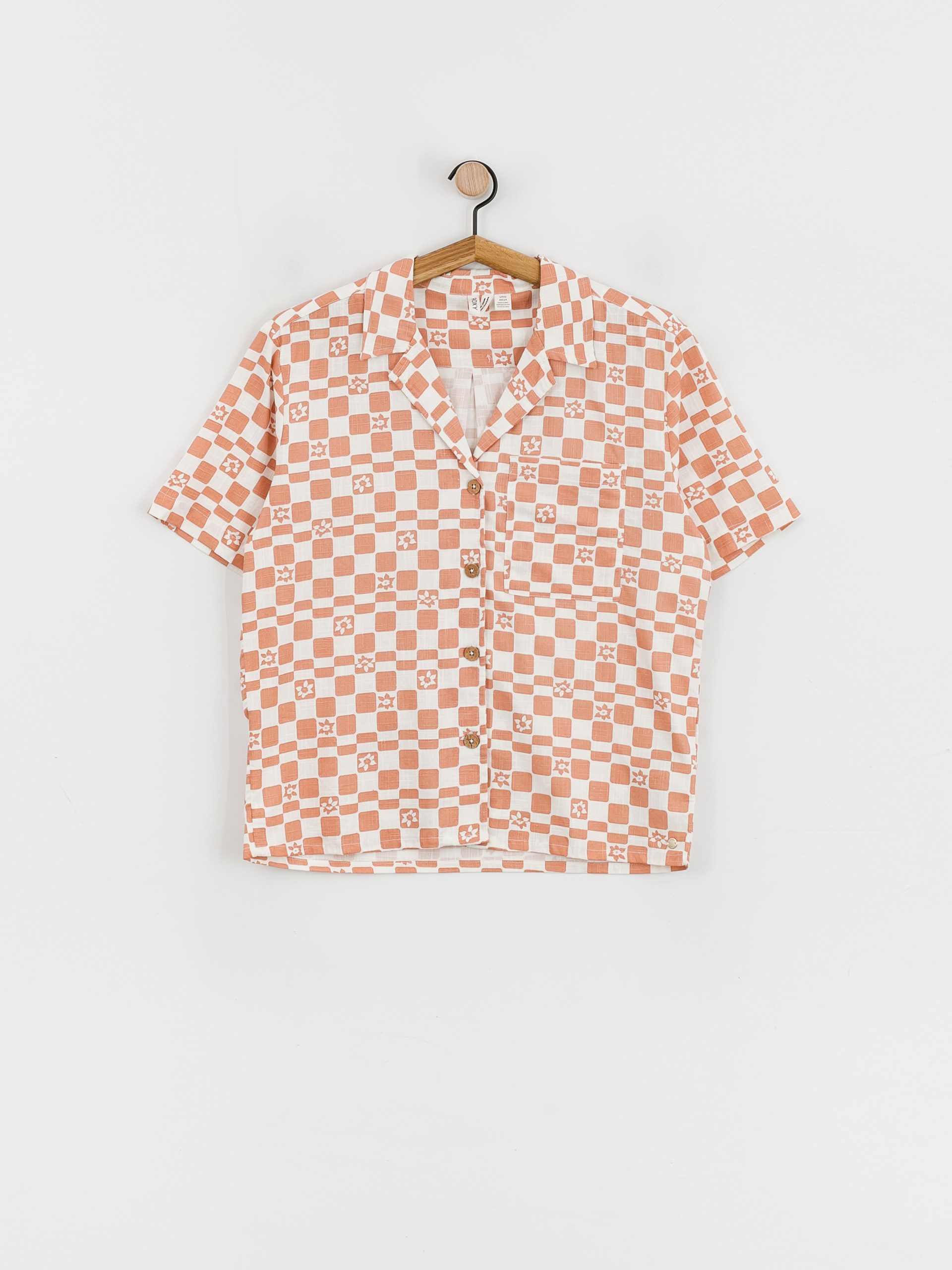 Cămașă Roxy Aloha Sunset Check Wmn (snow white sol power)