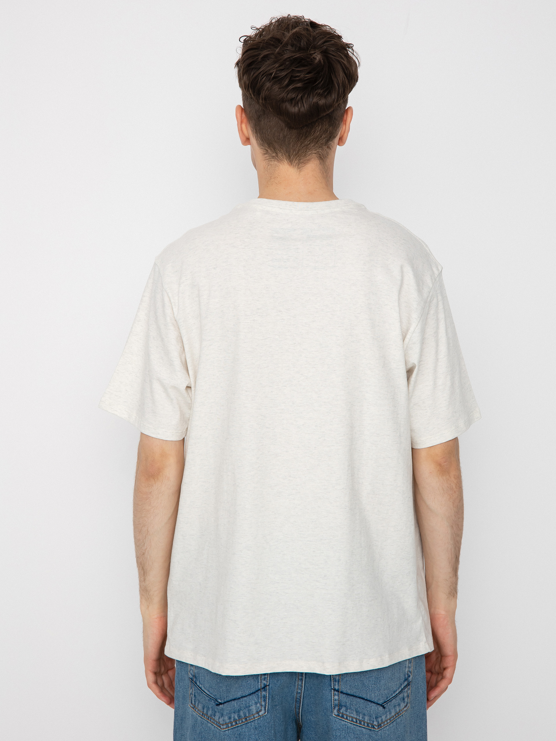 Tricou Patagonia Regenerative Organic Certified Cotton Lightweight Pocket (birch white)