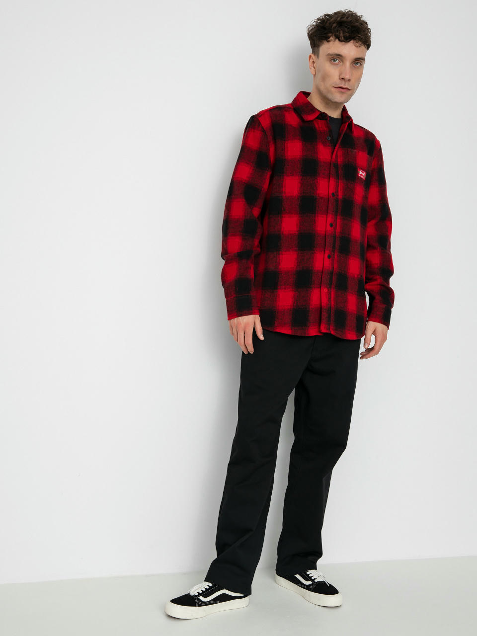 Cămașă Etnies Independent Flannel (red)