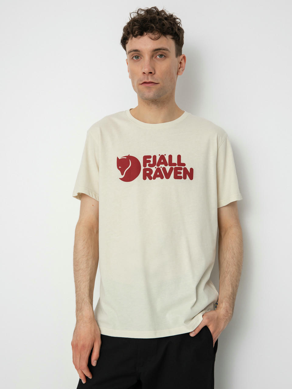 Tricou Fjallraven Logo (chalk white)