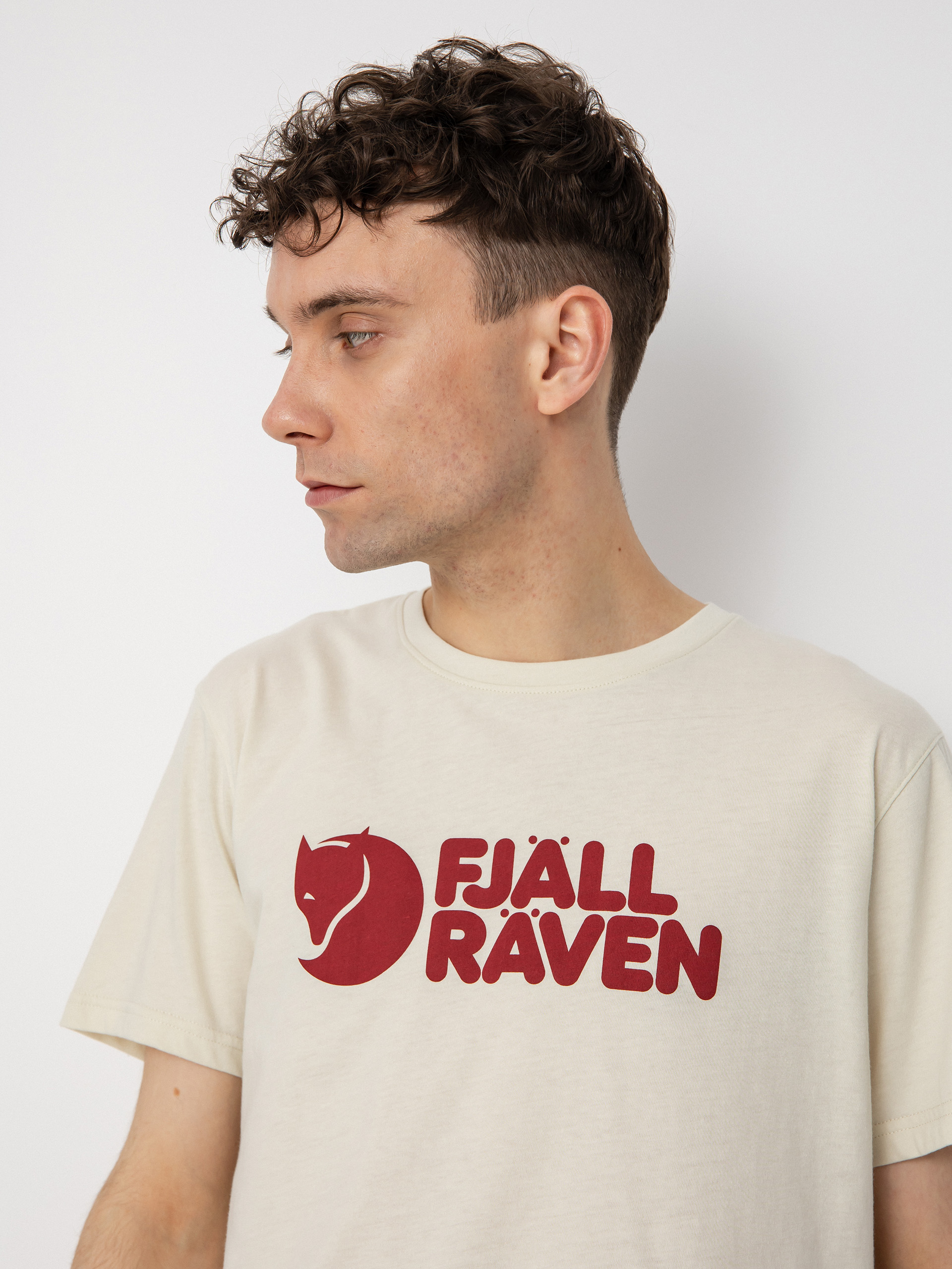 Tricou Fjallraven Logo (chalk white)