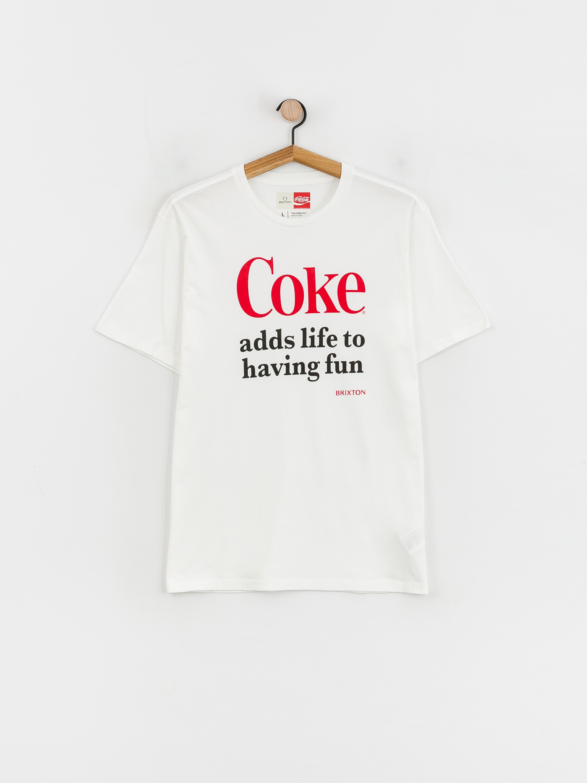 Tricou Brixton Coca-Cola Having Fun (white)