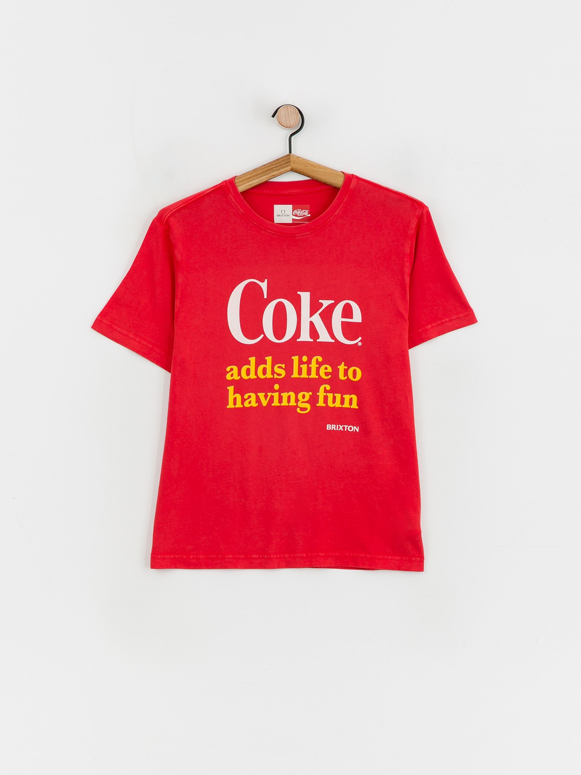 Tricou Brixton Coca-Cola Having Fun Vintage Wmn (cokered)