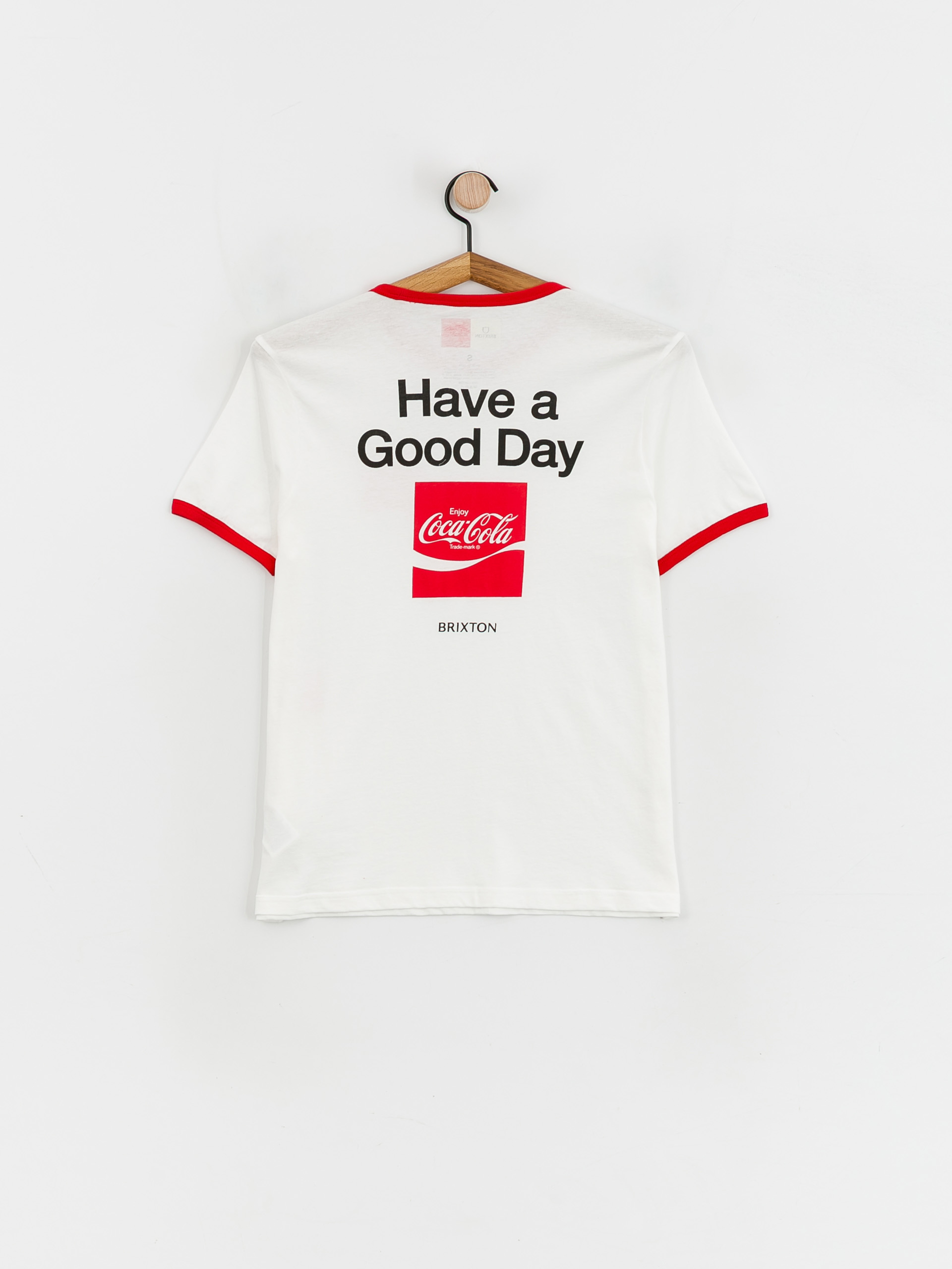 Tricou Brixton Coca-Cola Good Day Ringer Wmn (white)