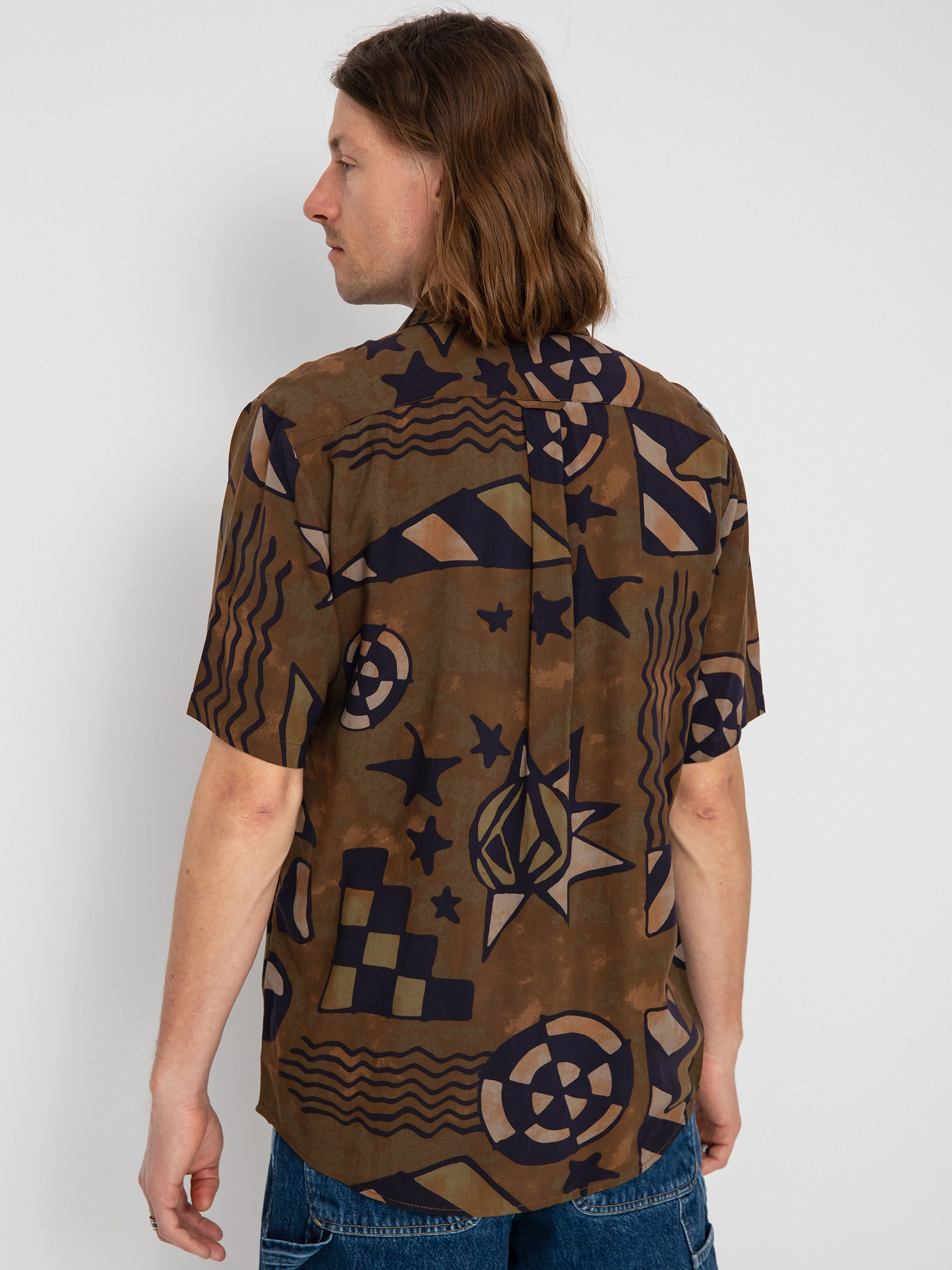 Cămașă Volcom Hand Geo (service green)