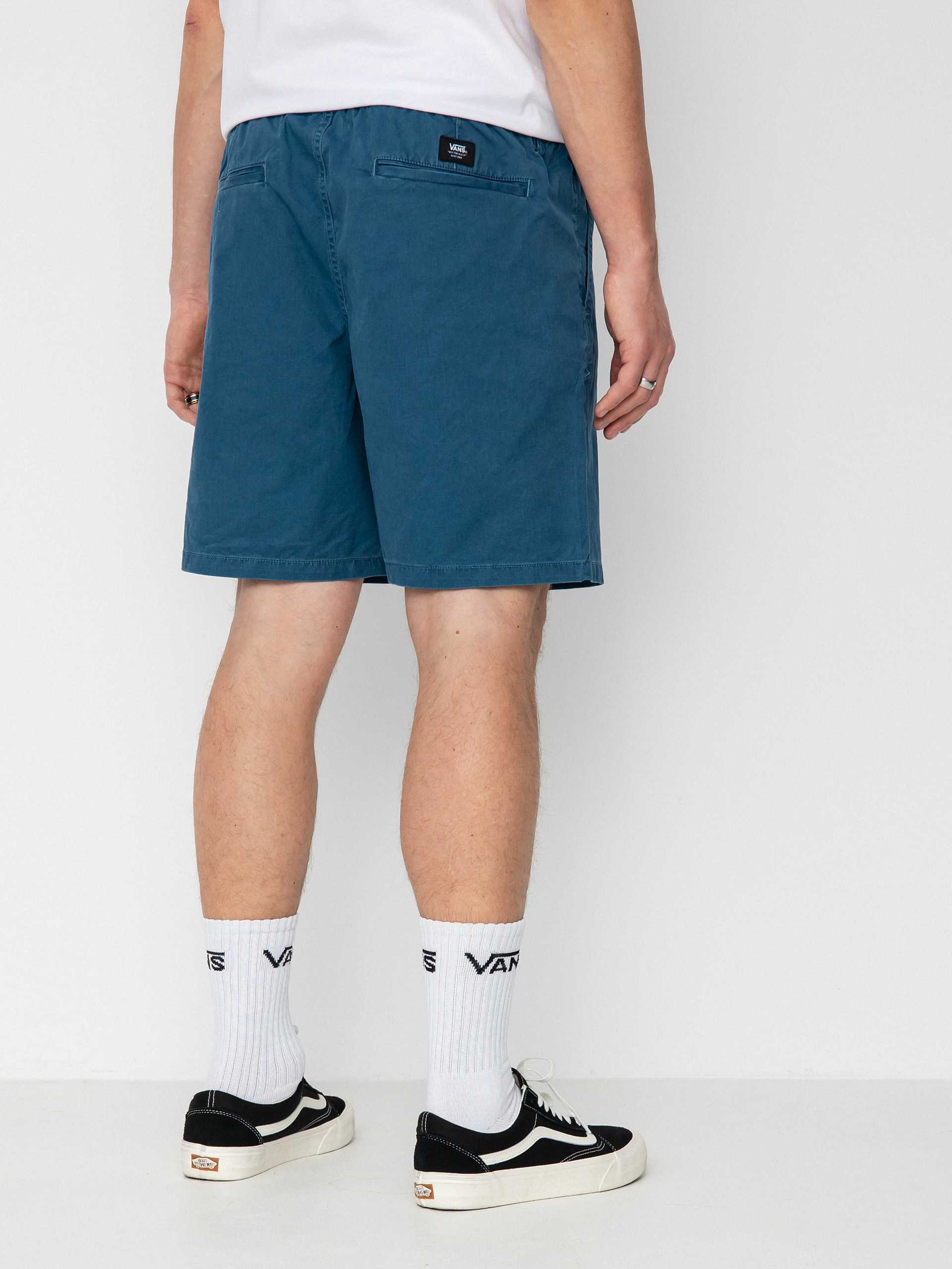 Șort Vans Range Salt Wash Relaxed Elastic (vans teal)