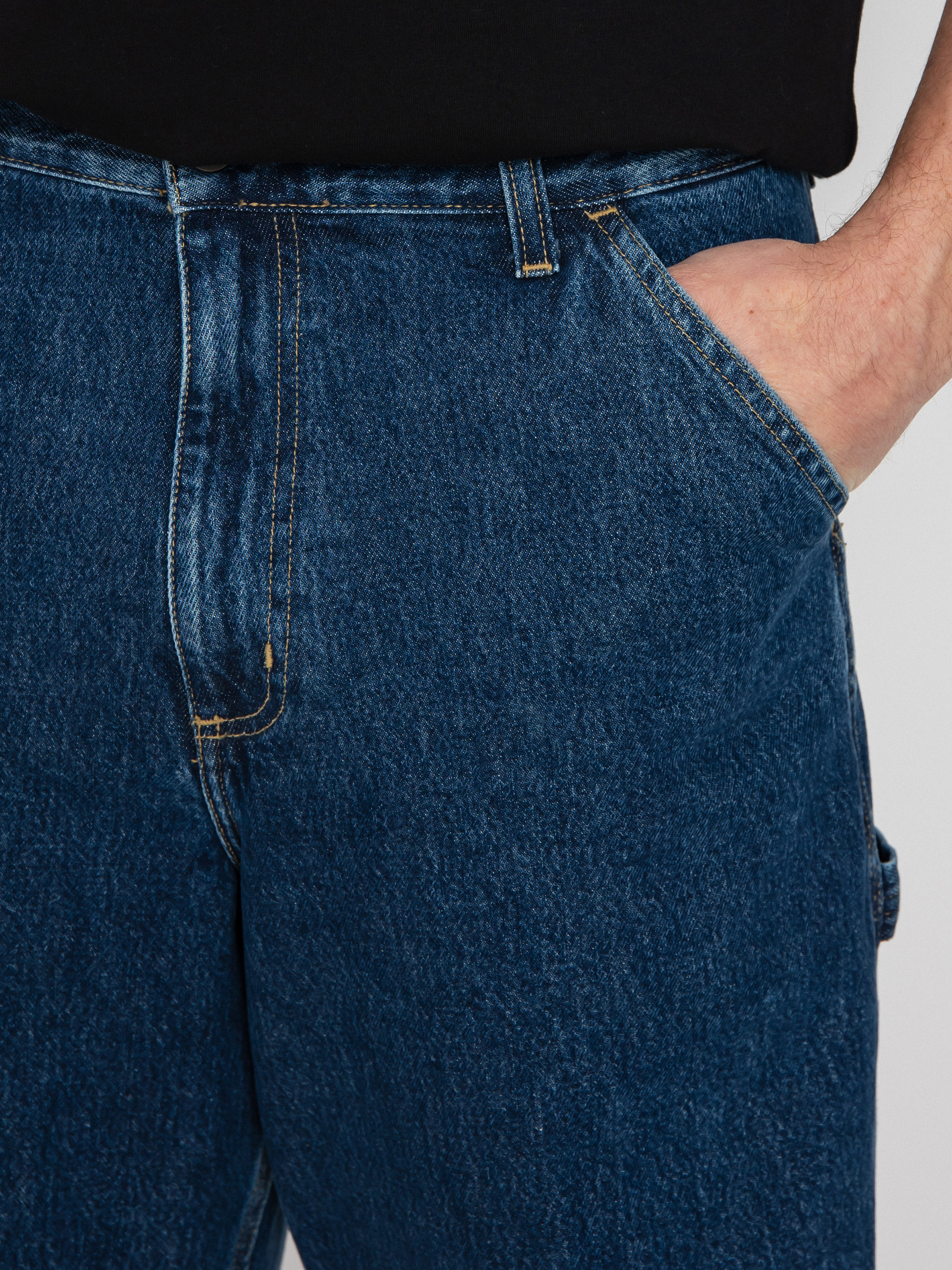 Pantaloni scurți Carhartt WIP Single Knee (blue)