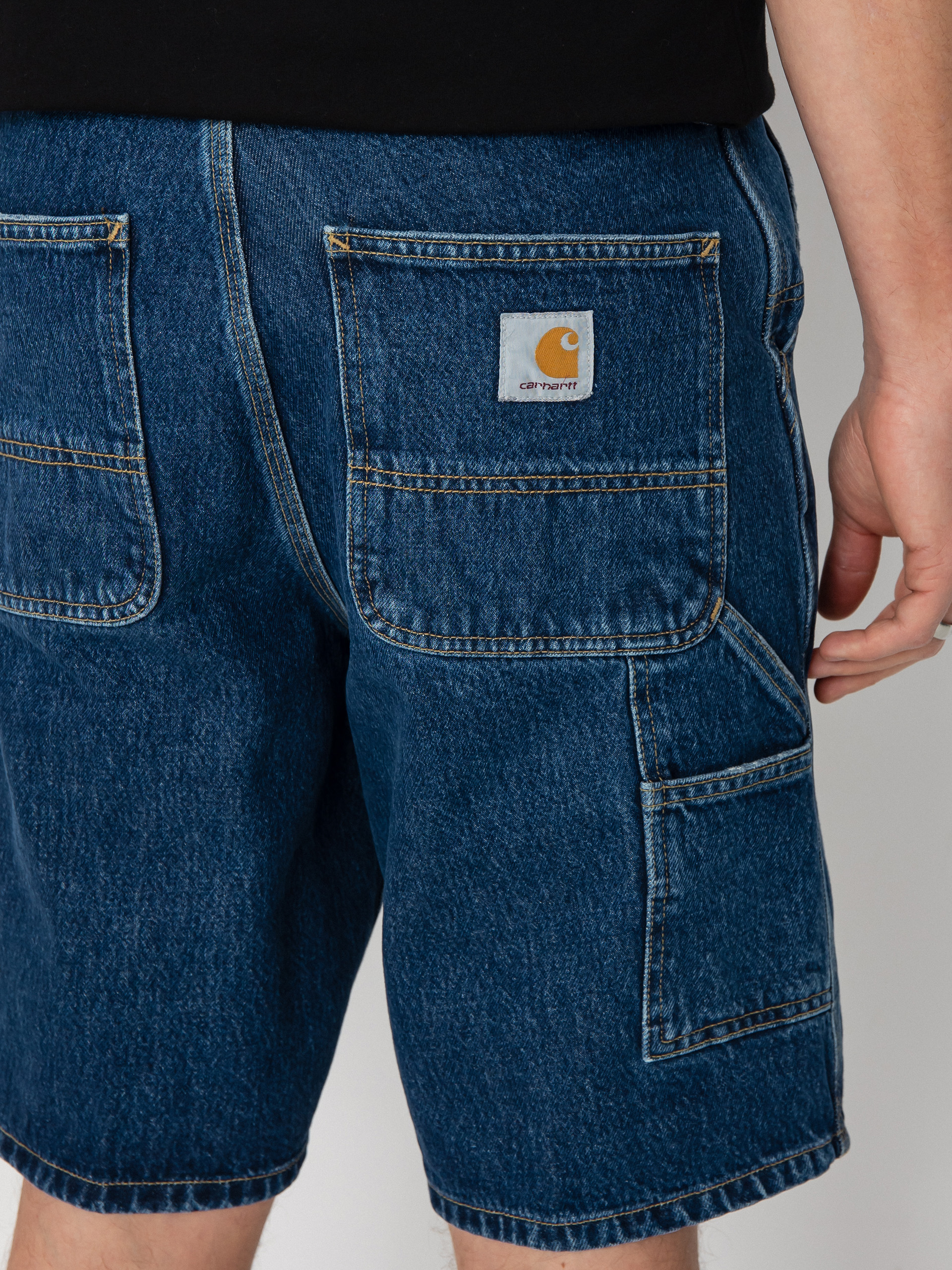 Pantaloni scurți Carhartt WIP Single Knee (blue)
